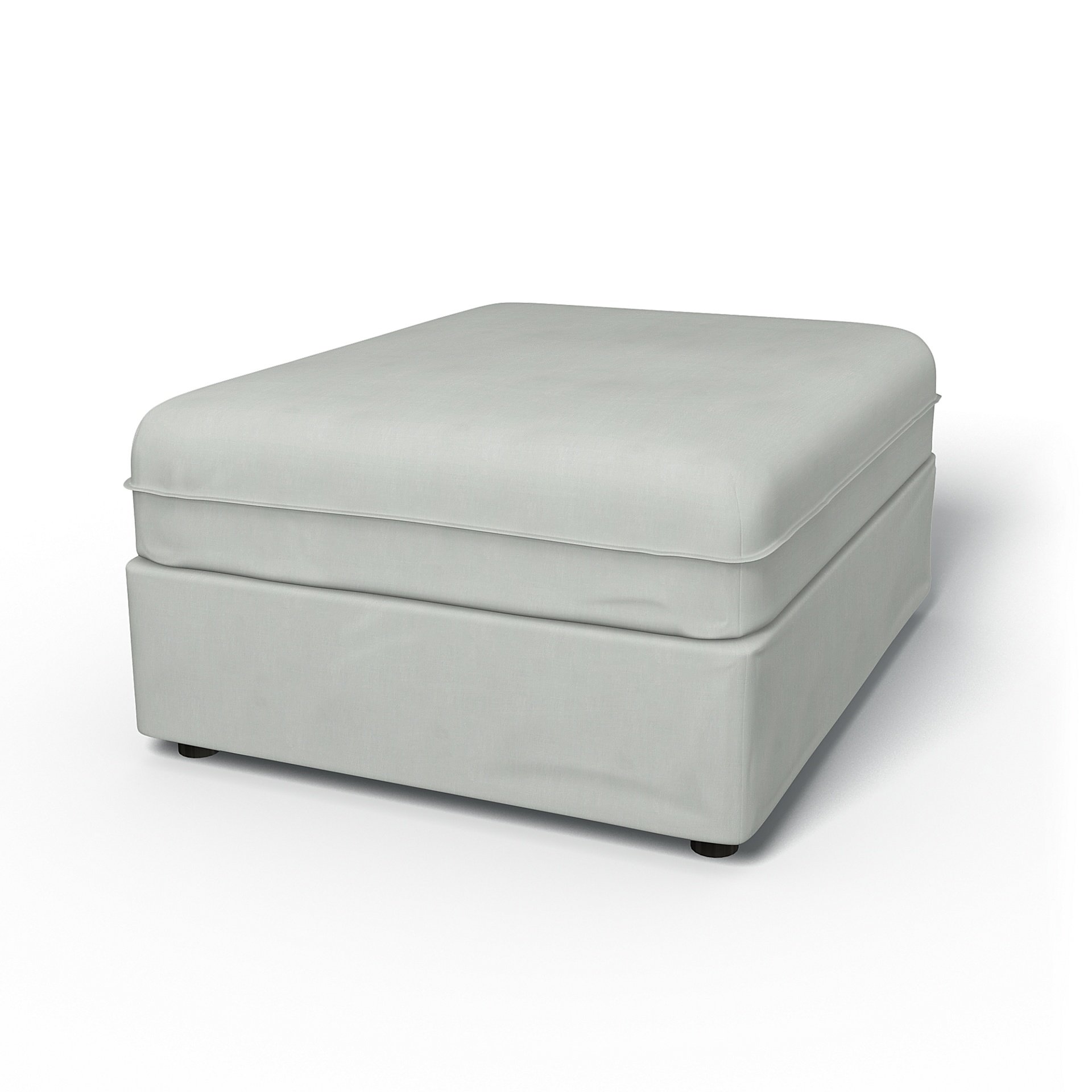 IKEA - Vallentuna Seat Module Cover 80x100cm 32x39in, Silver Grey, Linen - Bemz