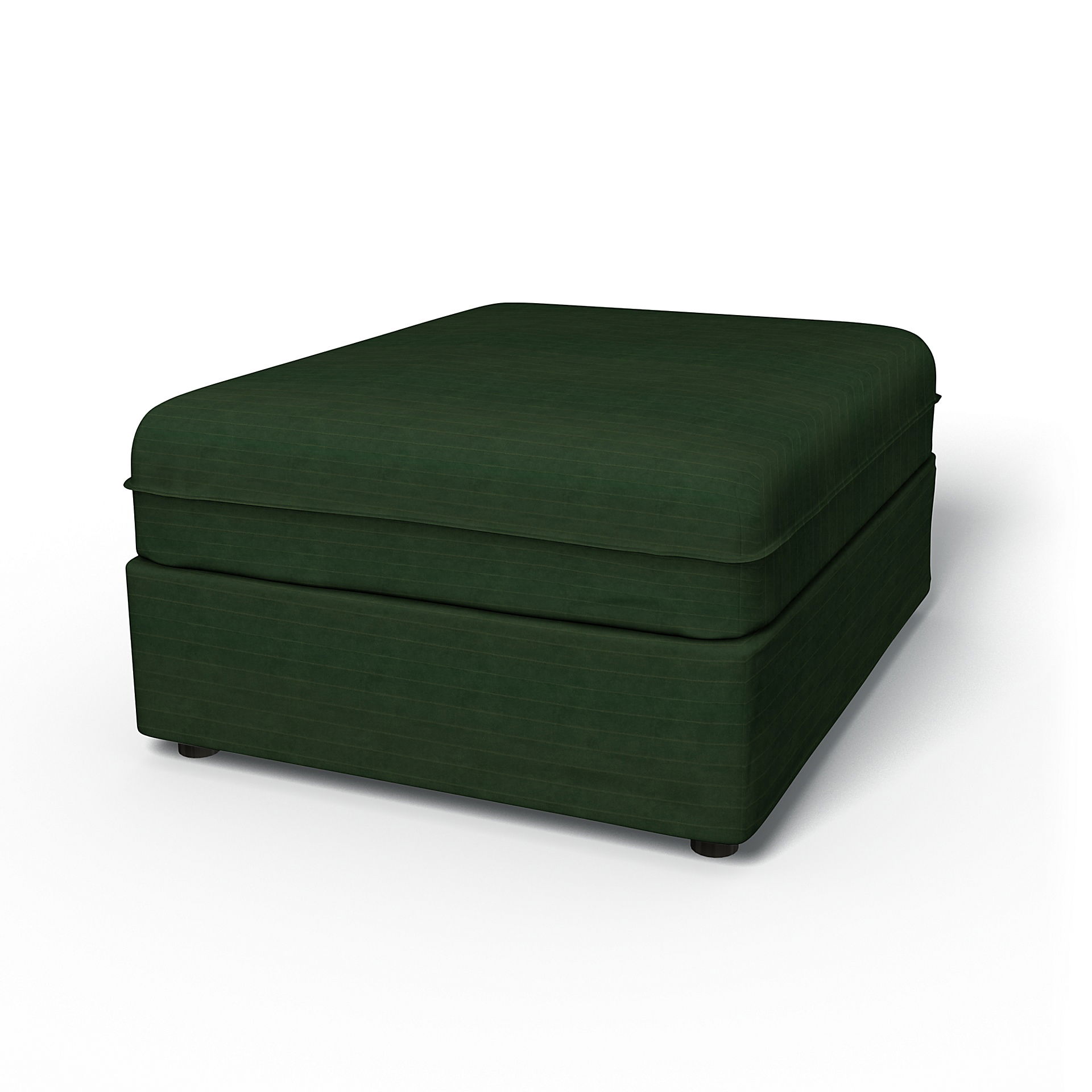 IKEA - Vallentuna Seat Module Cover 80x100cm 32x39in, Deep Green, BEMZ NATURE'S PALETTE COLLECTION - Bemz