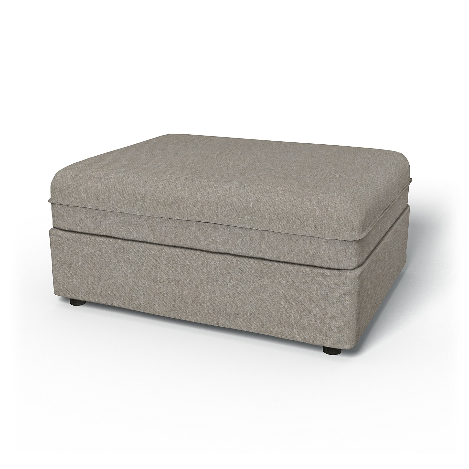 IKEA - Vallentuna Seat Module Cover 100x80cm 39x32in, Greige, Boucle & Texture - Bemz