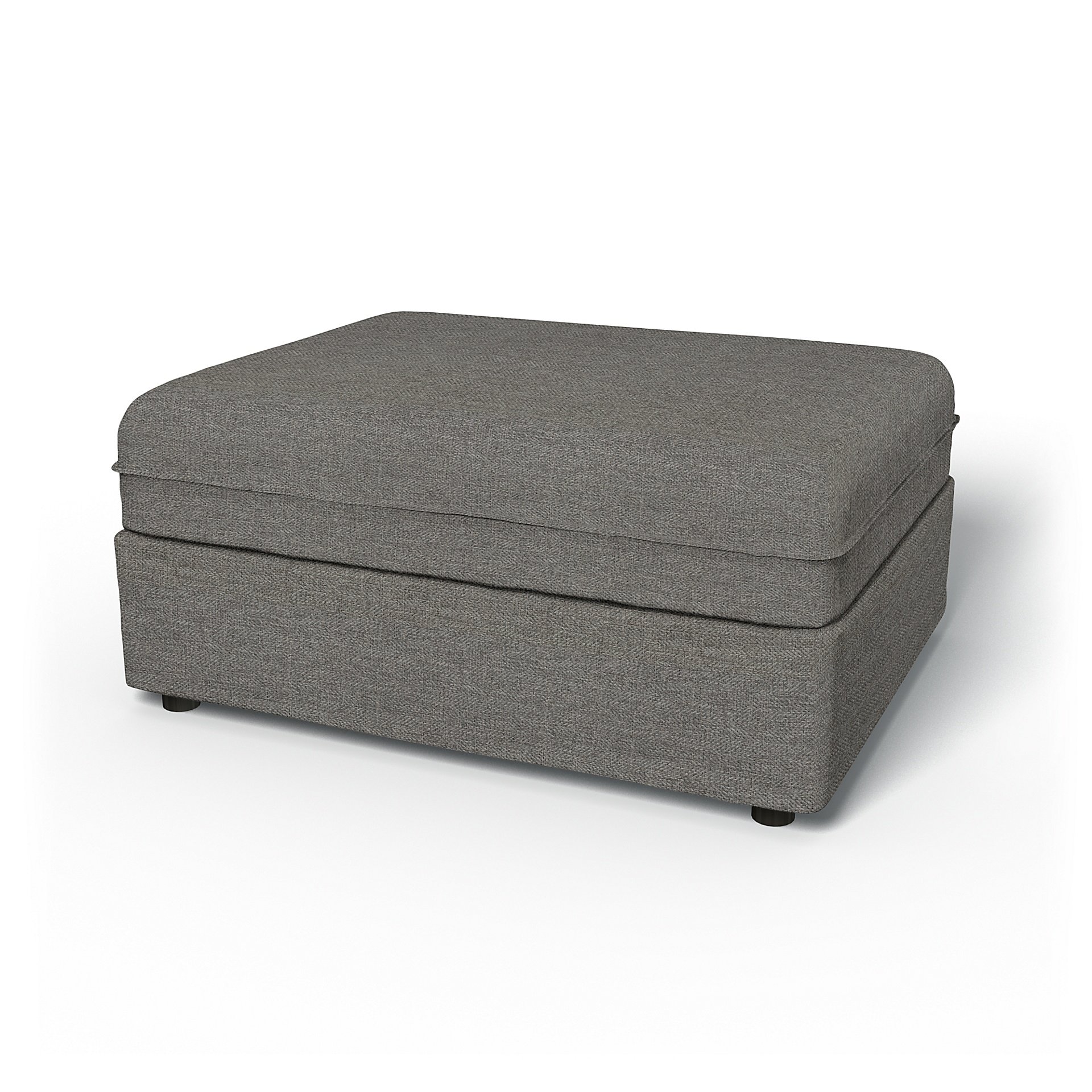 IKEA - Vallentuna Seat Module Cover 100x80cm 39x32in, Taupe, Boucle & Texture - Bemz
