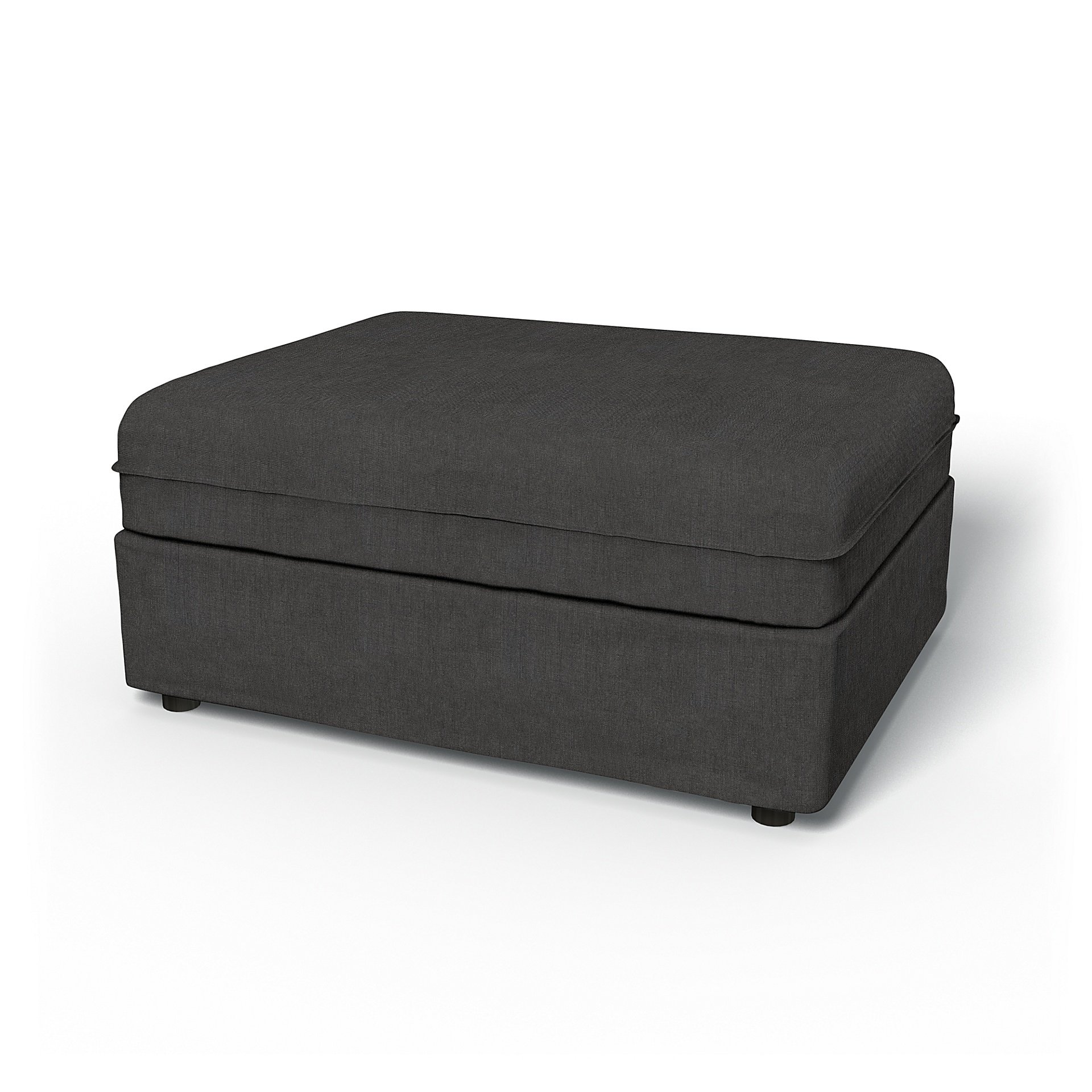 IKEA - Vallentuna Seat Module Cover 100x80cm 39x32in, Espresso, Linen - Bemz