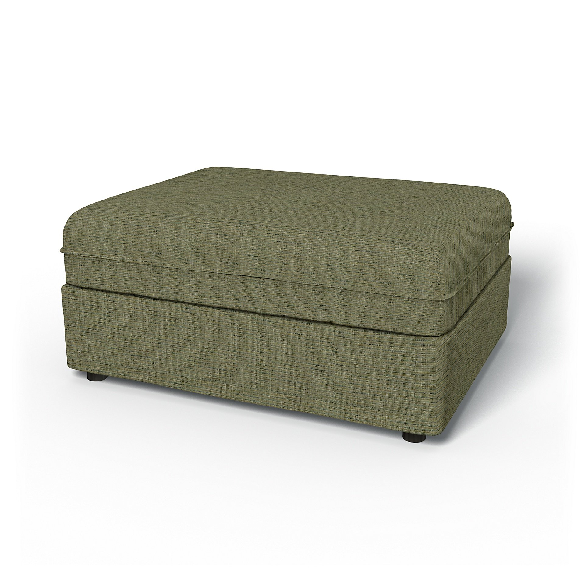 IKEA - Vallentuna Seat Module Cover 100x80cm 39x32in, Meadow Green, Boucle & Texture - Bemz