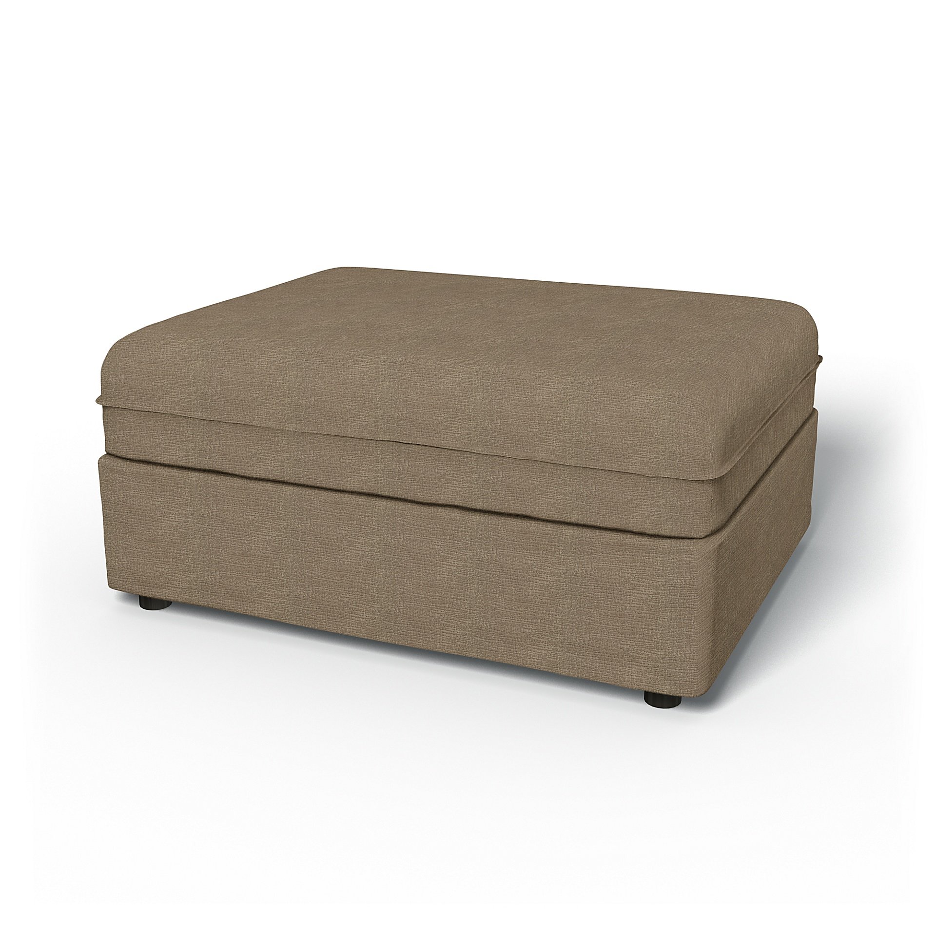 IKEA - Vallentuna Seat Module Cover 100x80cm 39x32in, Camel, Boucle & Texture - Bemz