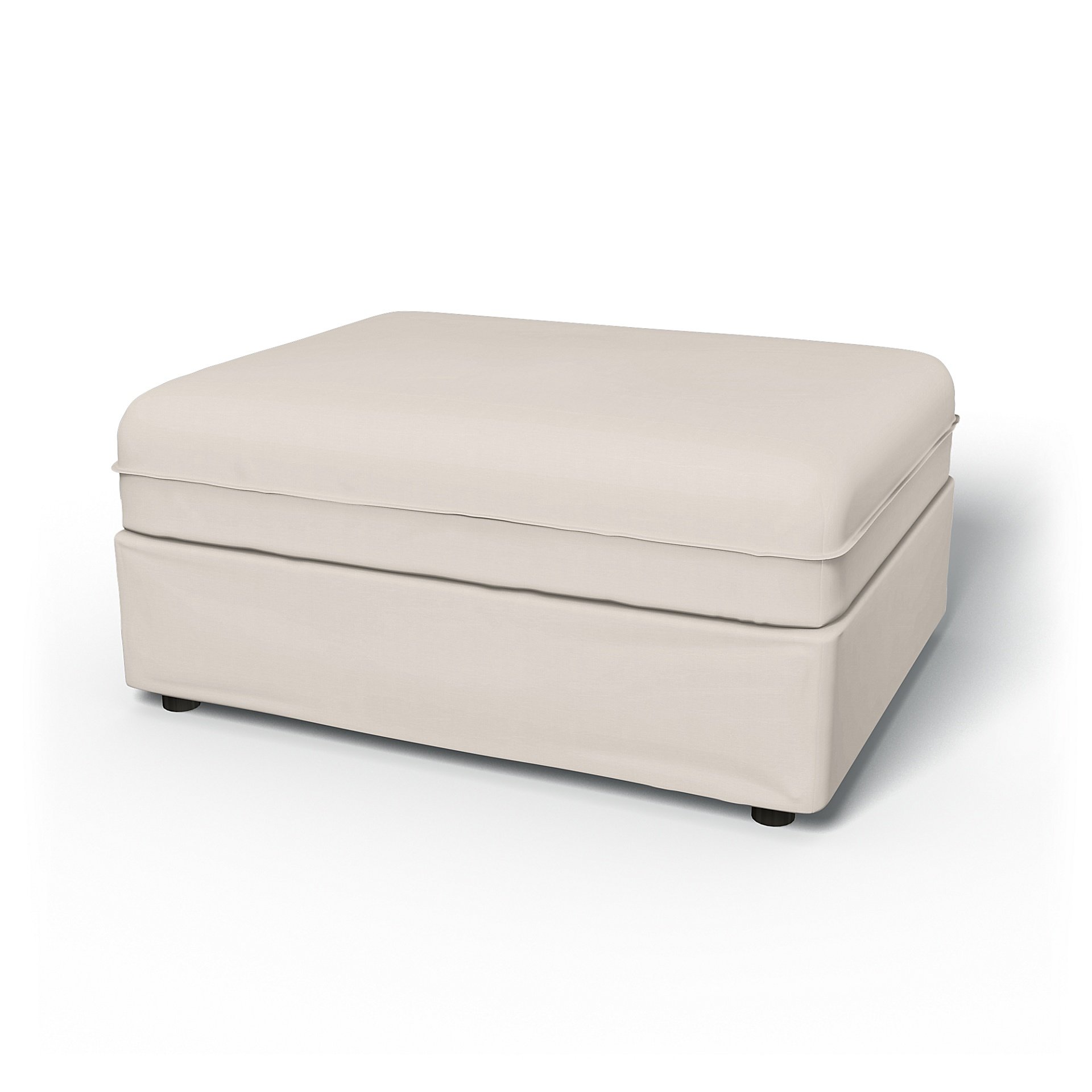 IKEA - Vallentuna Seat Module Cover 100x80cm 39x32in, Soft White, Cotton - Bemz