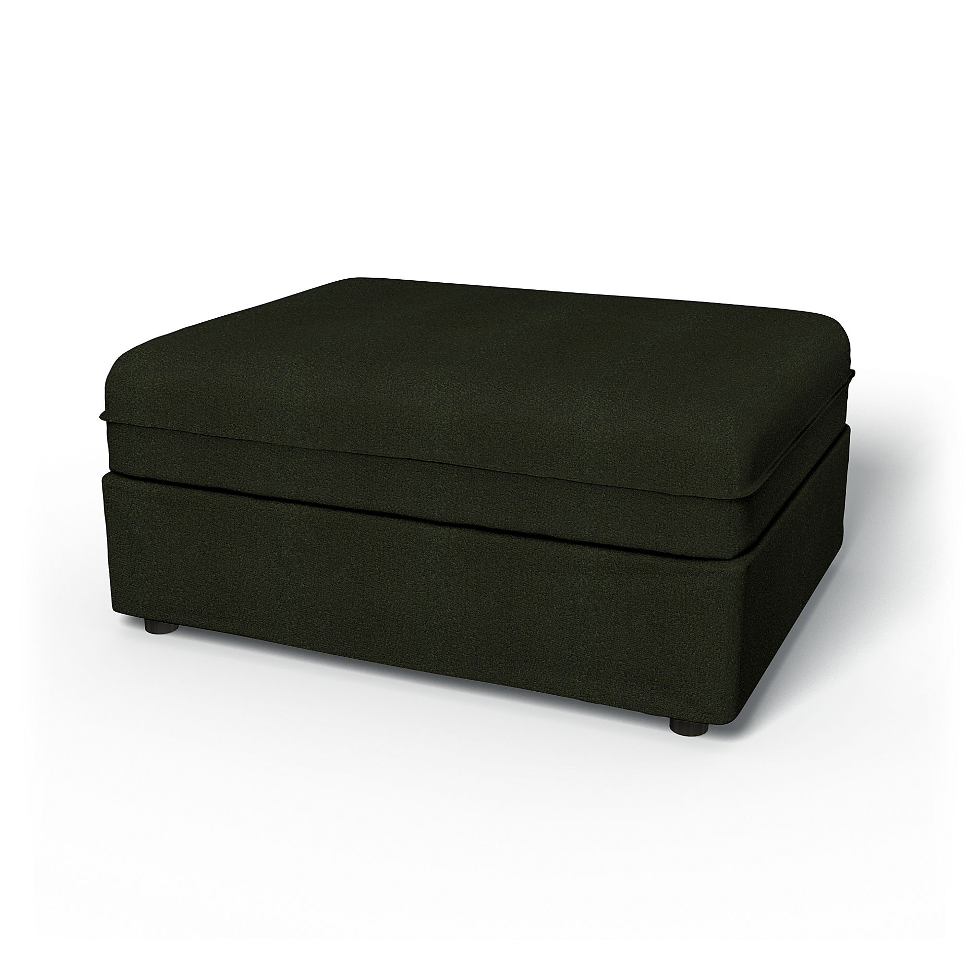IKEA - Vallentuna Seat Module Cover 100x80cm 39x32in, Dark Moss Green, BEMZ NATURE'S PALETTE COLLECTION - Bemz