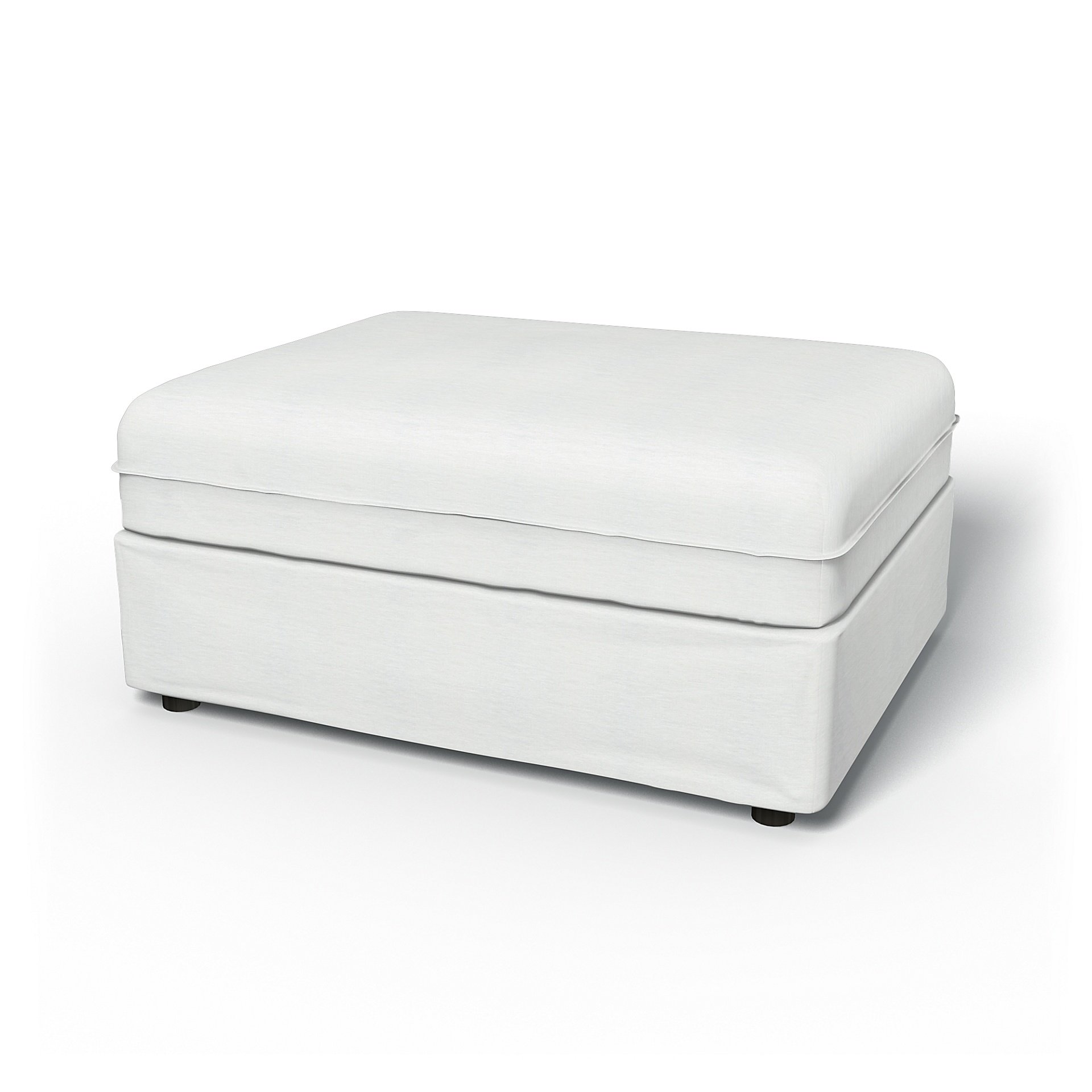 IKEA - Vallentuna Seat Module Cover 100x80cm 39x32in, White, Linen - Bemz