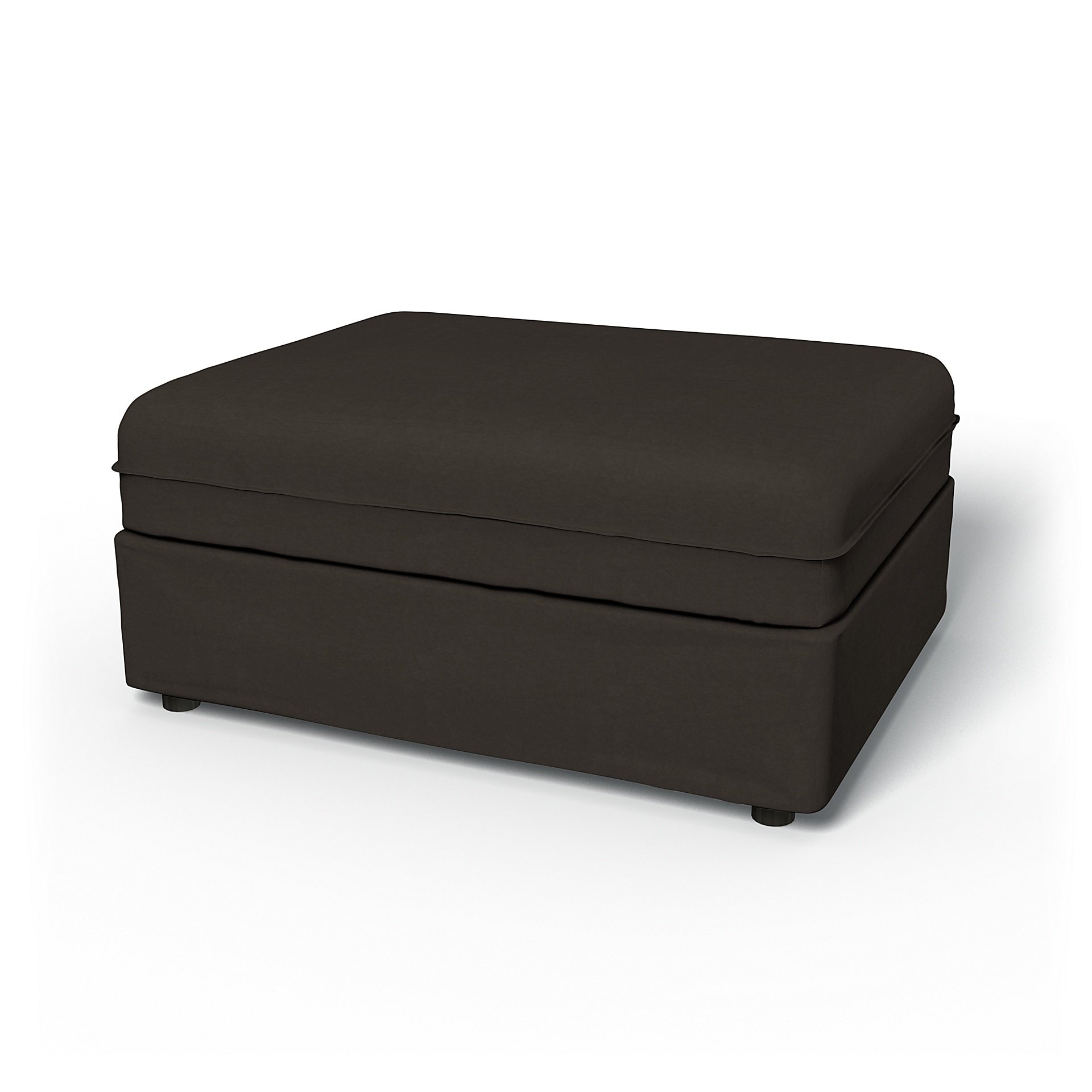 IKEA - Vallentuna Seat Module Cover 100x80cm 39x32in, Licorice, Velvet - Bemz