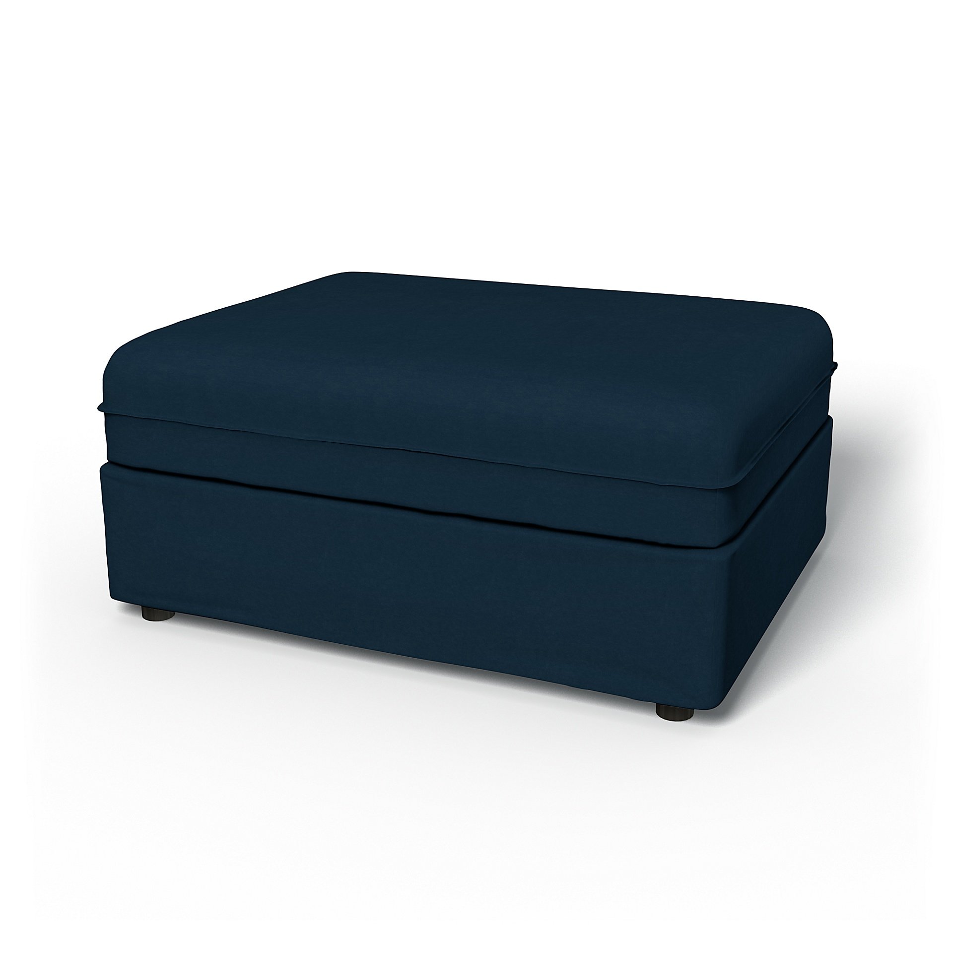 IKEA - Vallentuna Seat Module Cover 100x80cm 39x32in, Midnight, Velvet - Bemz