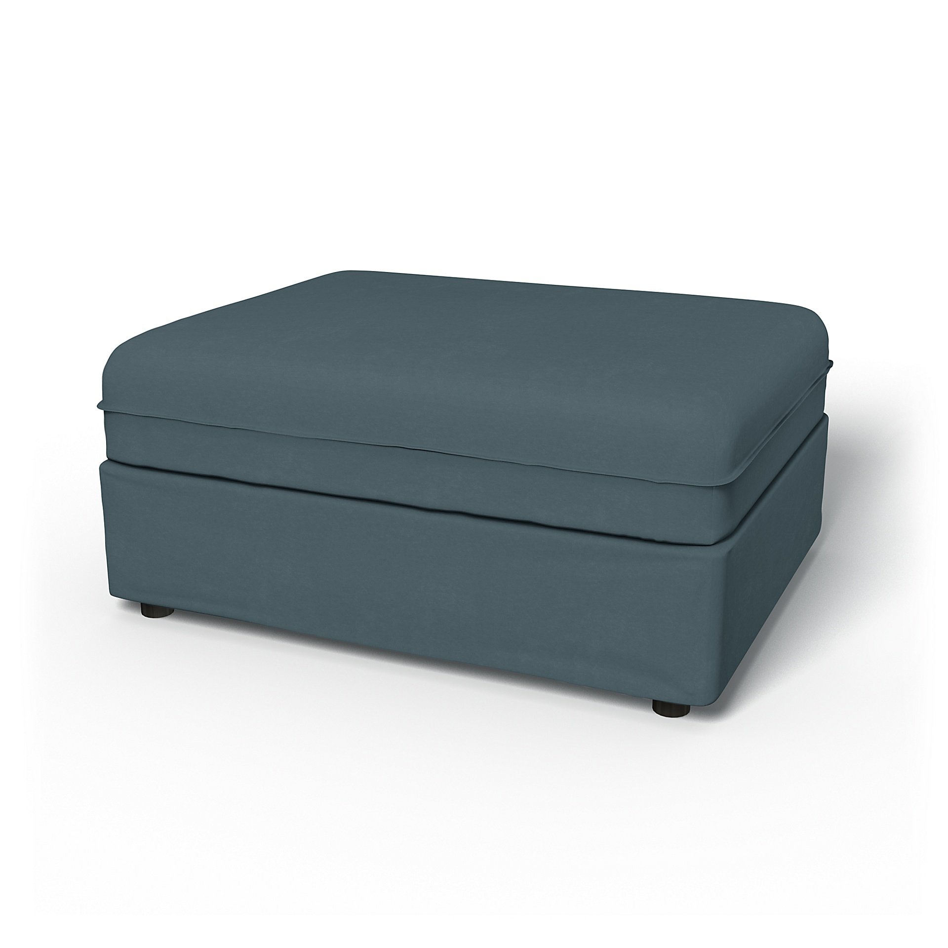 IKEA - Vallentuna Seat Module Cover 100x80cm 39x32in, Duck Egg, Velvet - Bemz