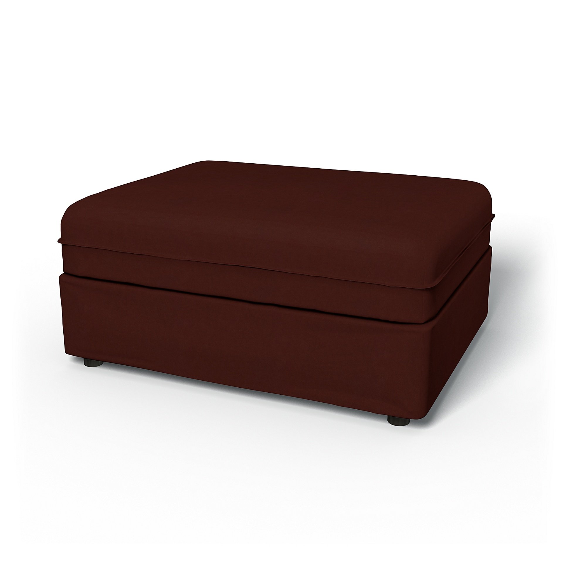 IKEA - Vallentuna Seat Module Cover 100x80cm 39x32in, Ground Coffee, Velvet - Bemz