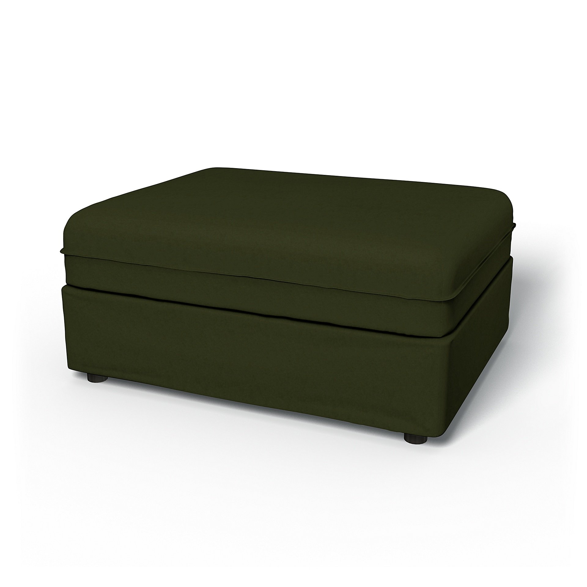 IKEA - Vallentuna Seat Module Cover 100x80cm 39x32in, Moss, Velvet - Bemz