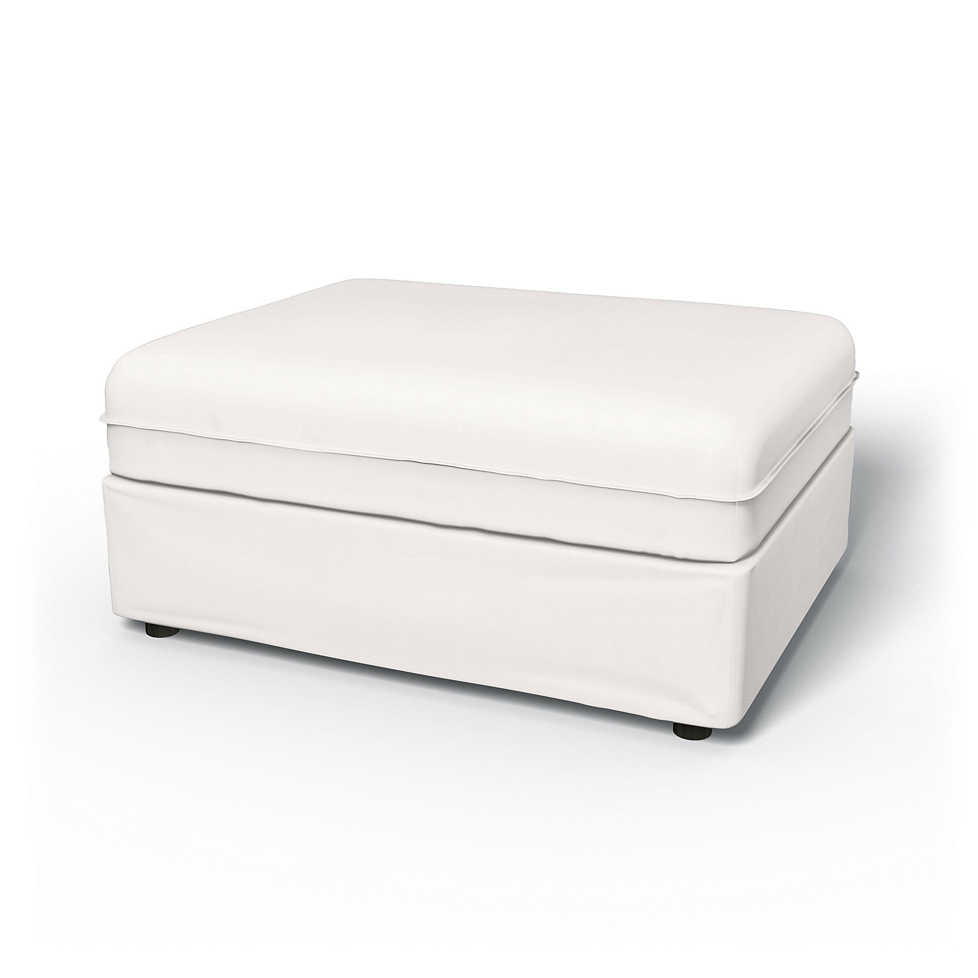 IKEA - Vallentuna Seat Module Cover 100x80cm 39x32in, Soft White, Linen - Bemz