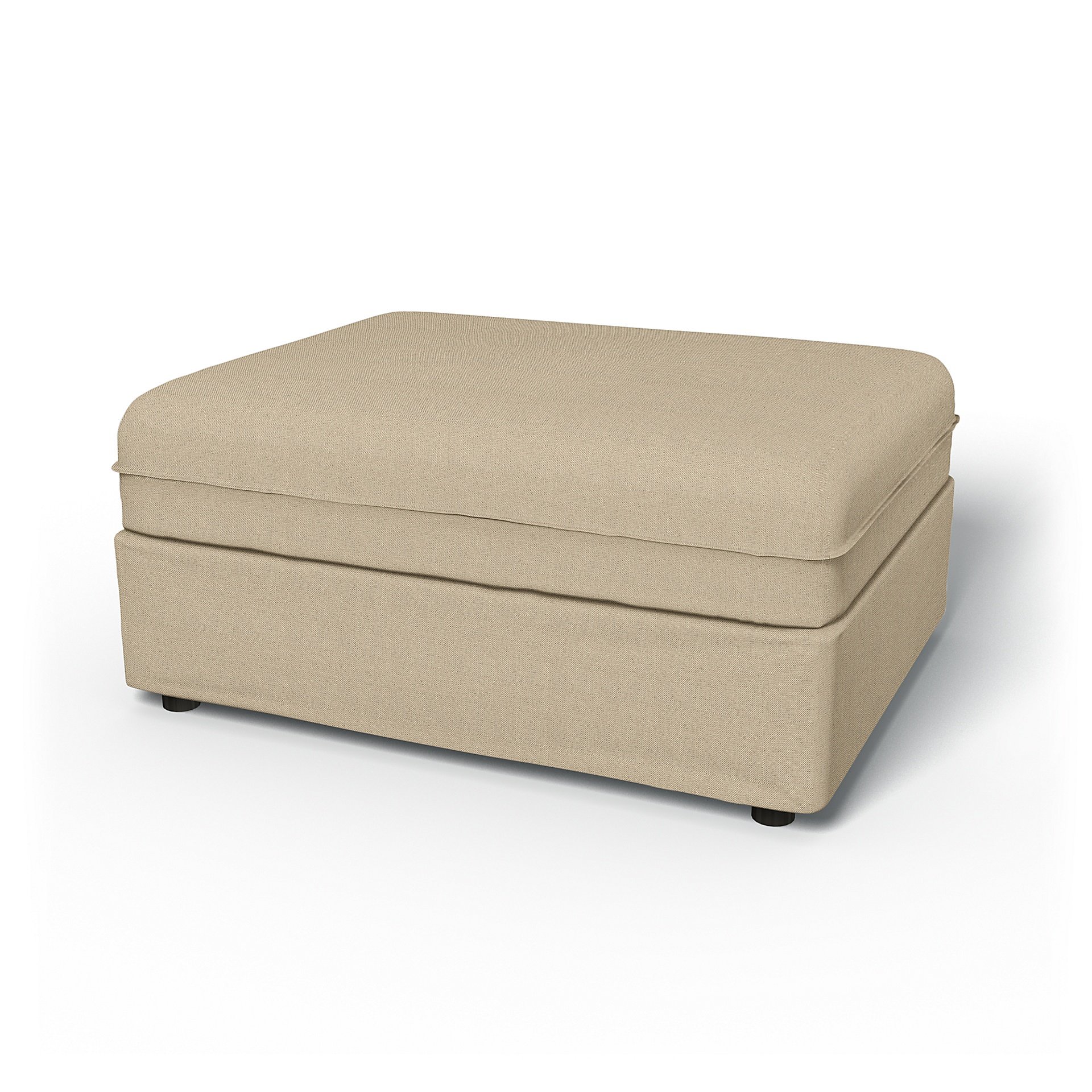 IKEA - Vallentuna Seat Module Cover 100x80cm 39x32in, Unbleached, Linen - Bemz