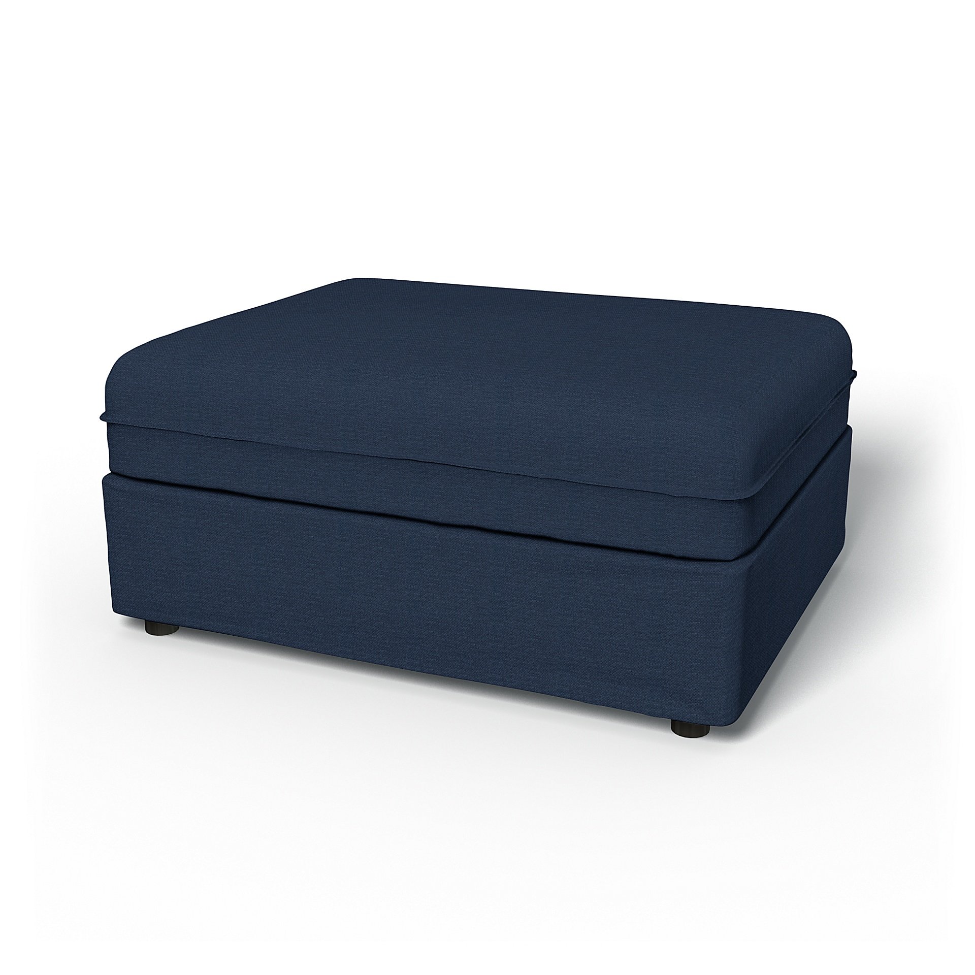 IKEA - Vallentuna Seat Module Cover 100x80cm 39x32in, Navy Blue, Linen - Bemz