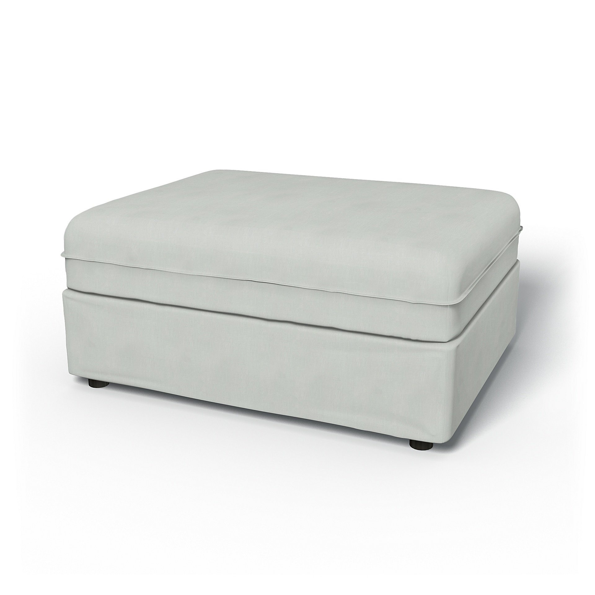 IKEA - Vallentuna Seat Module Cover 100x80cm 39x32in, Silver Grey, Linen - Bemz