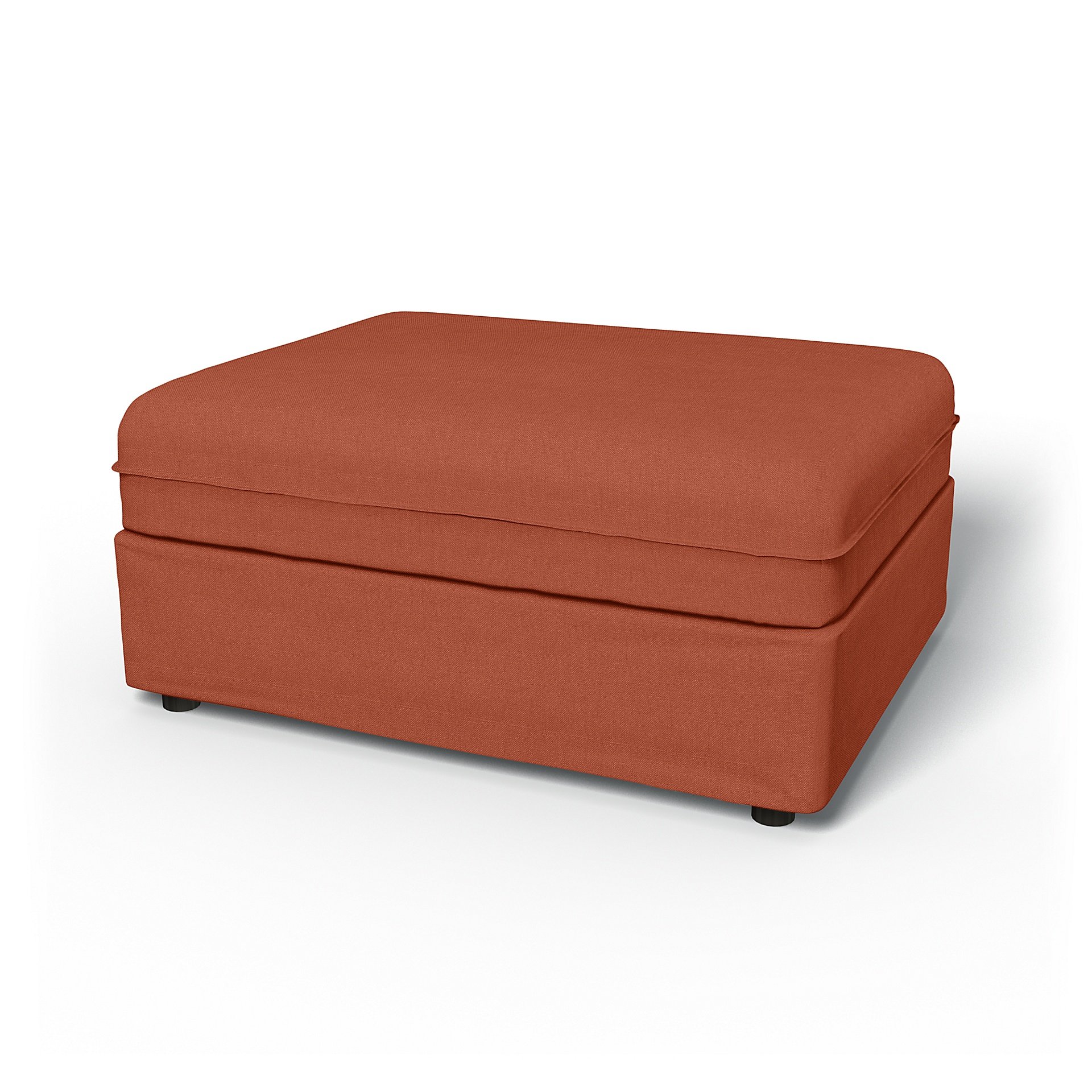 IKEA - Vallentuna Seat Module Cover 100x80cm 39x32in, Burnt Orange, Linen - Bemz