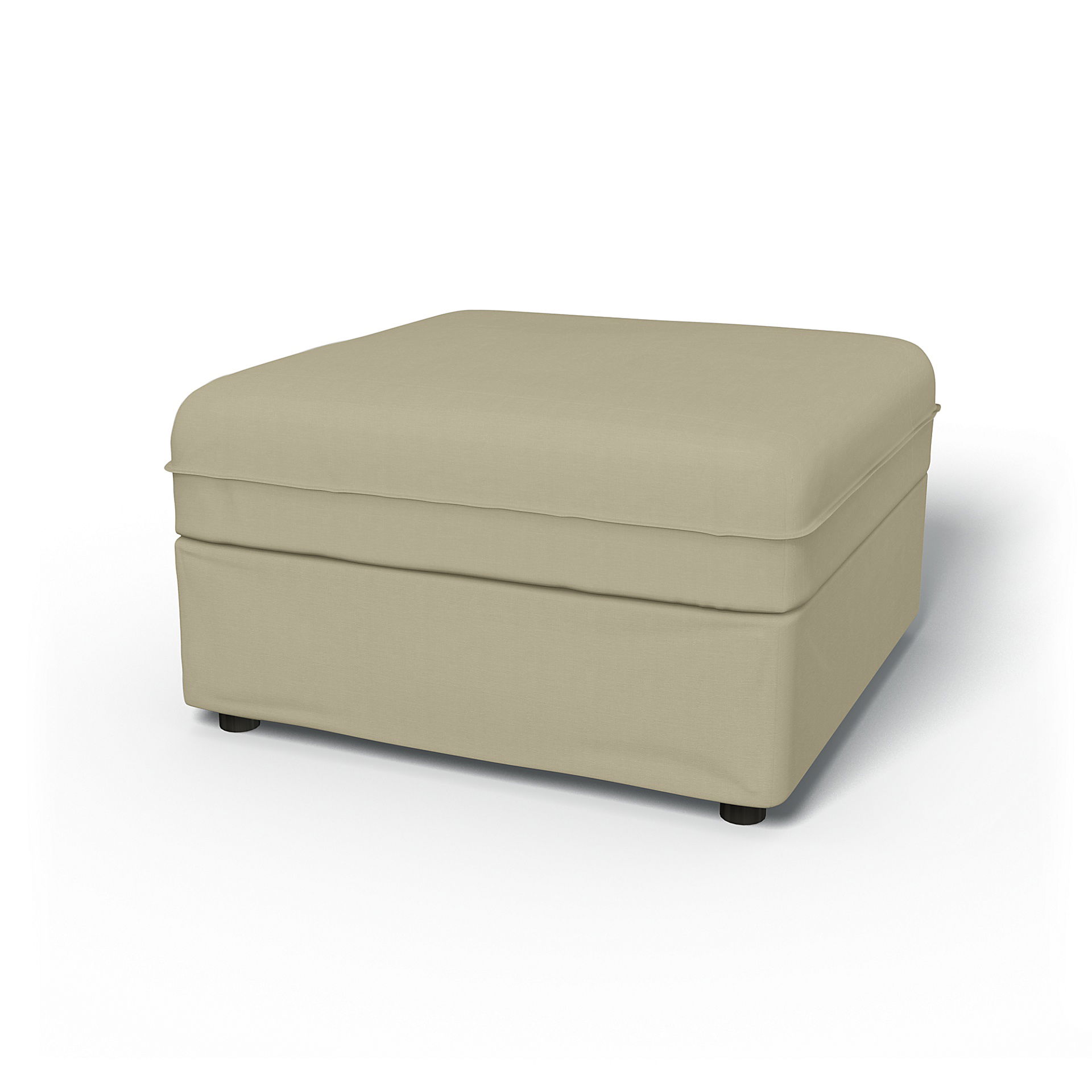 IKEA - Vallentuna Seat Module with Storage Cover 80x80cm 32x32in, Sand Beige, Cotton - Bemz