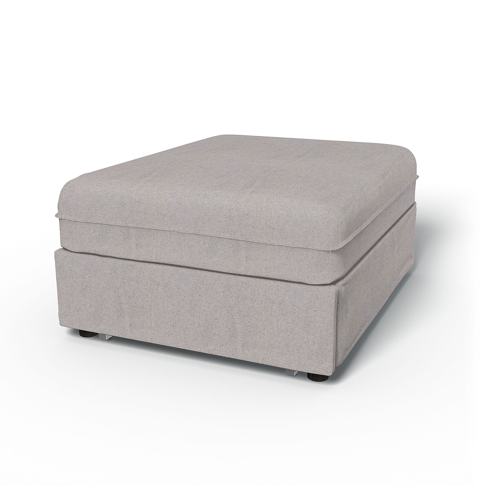 IKEA - Vallentuna Seat Module with Sofa Bed Cover 80x100cm 32x39in, Natural, Cotton - Bemz