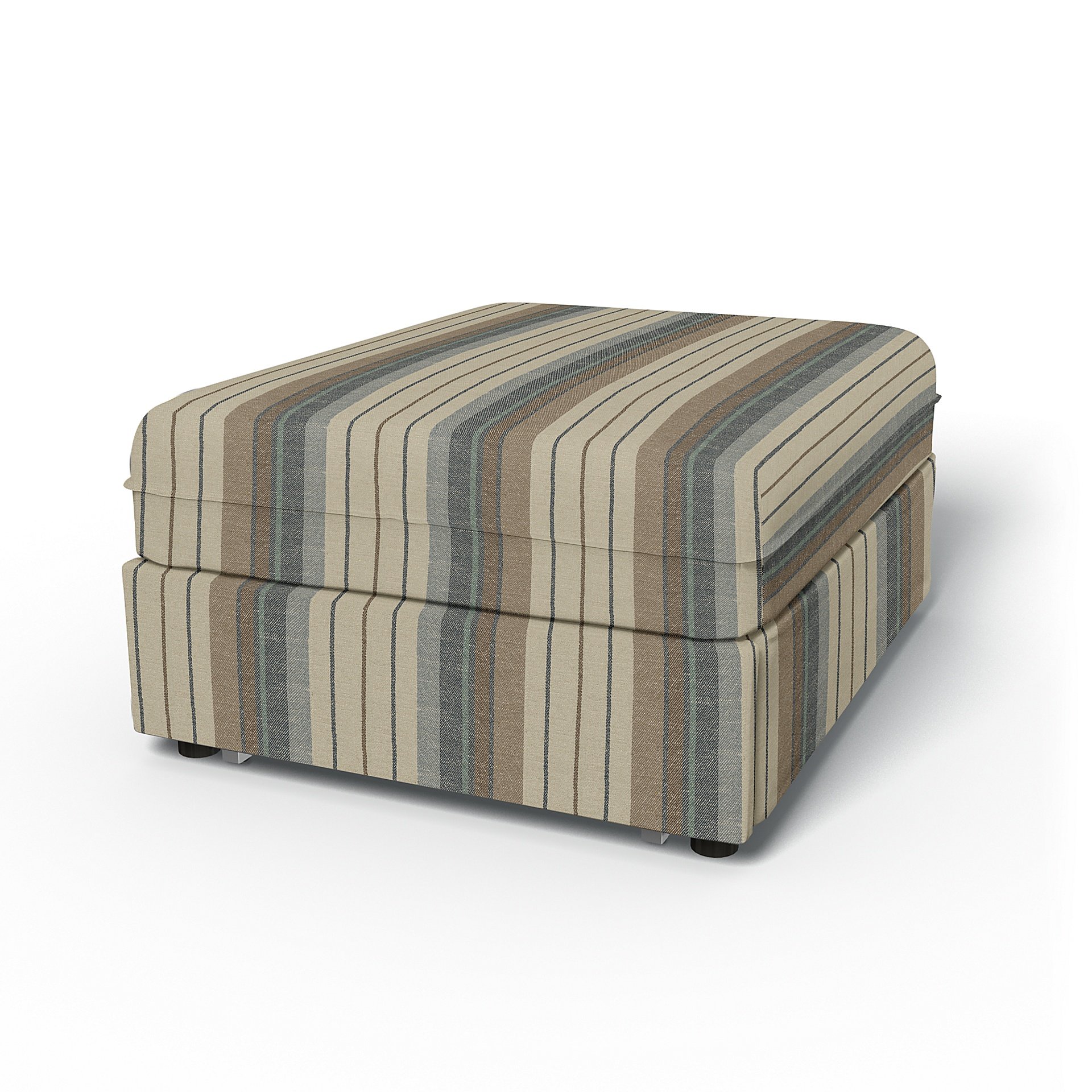 IKEA - Vallentuna Seat Module with Sofa Bed Cover 80x100cm 32x39in, Soft Oak, Cotton - Bemz