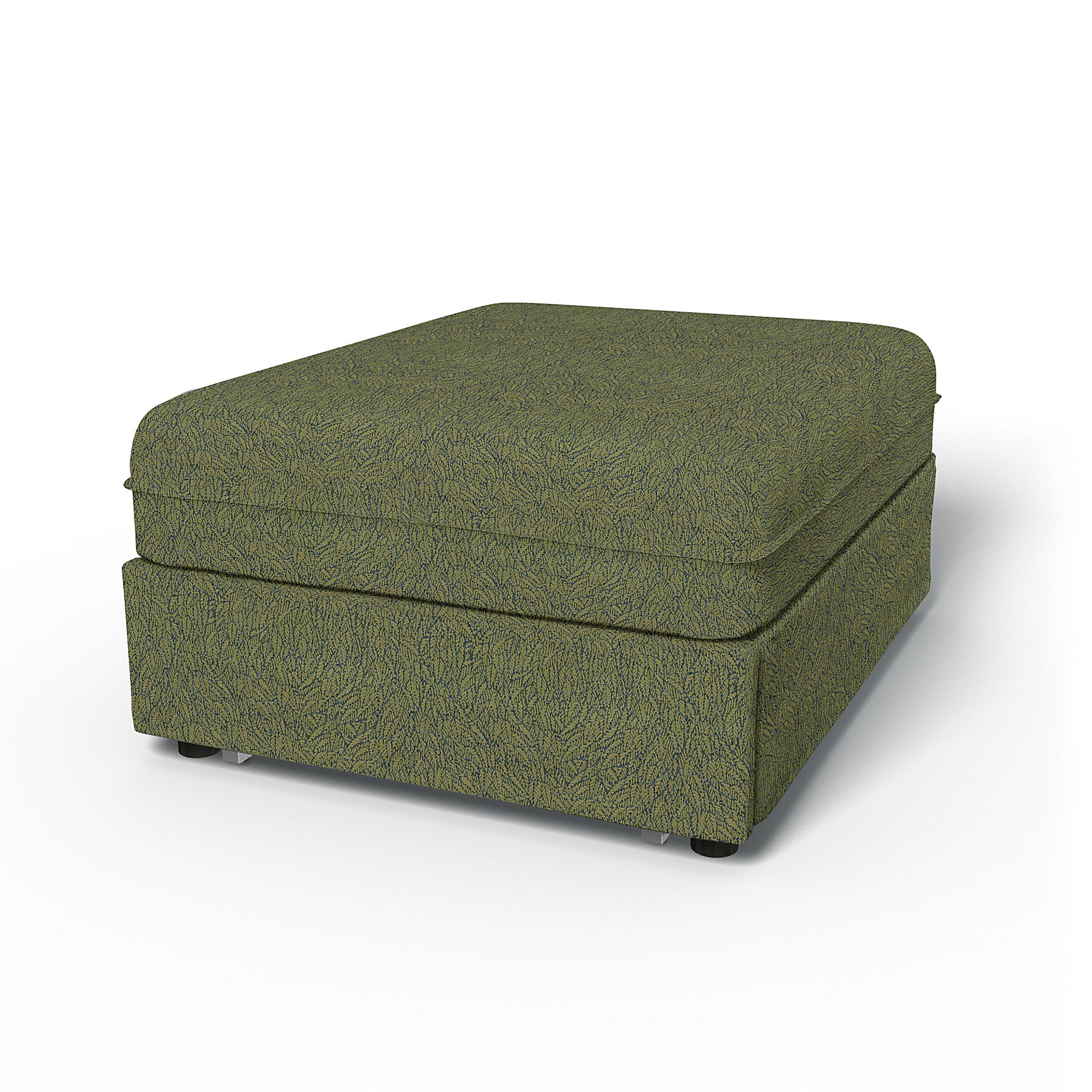 IKEA - Vallentuna Seat Module with Sofa Bed Cover 80x100cm 32x39in, Green, BEMZ NATURE'S PALETTE COLLECTION - Bemz