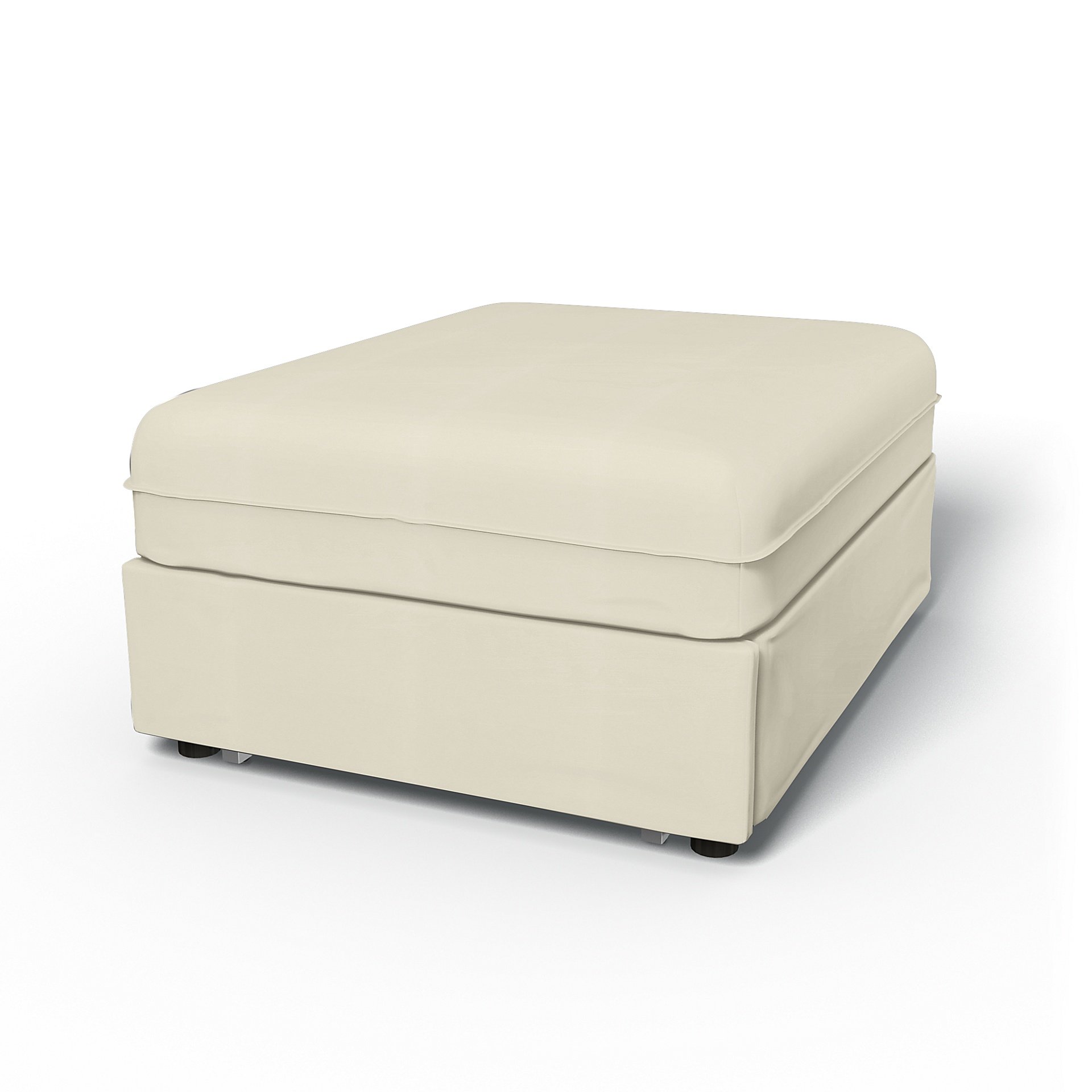 IKEA - Vallentuna Seat Module with Sofa Bed Cover 80x100cm 32x39in, Tofu, Cotton - Bemz