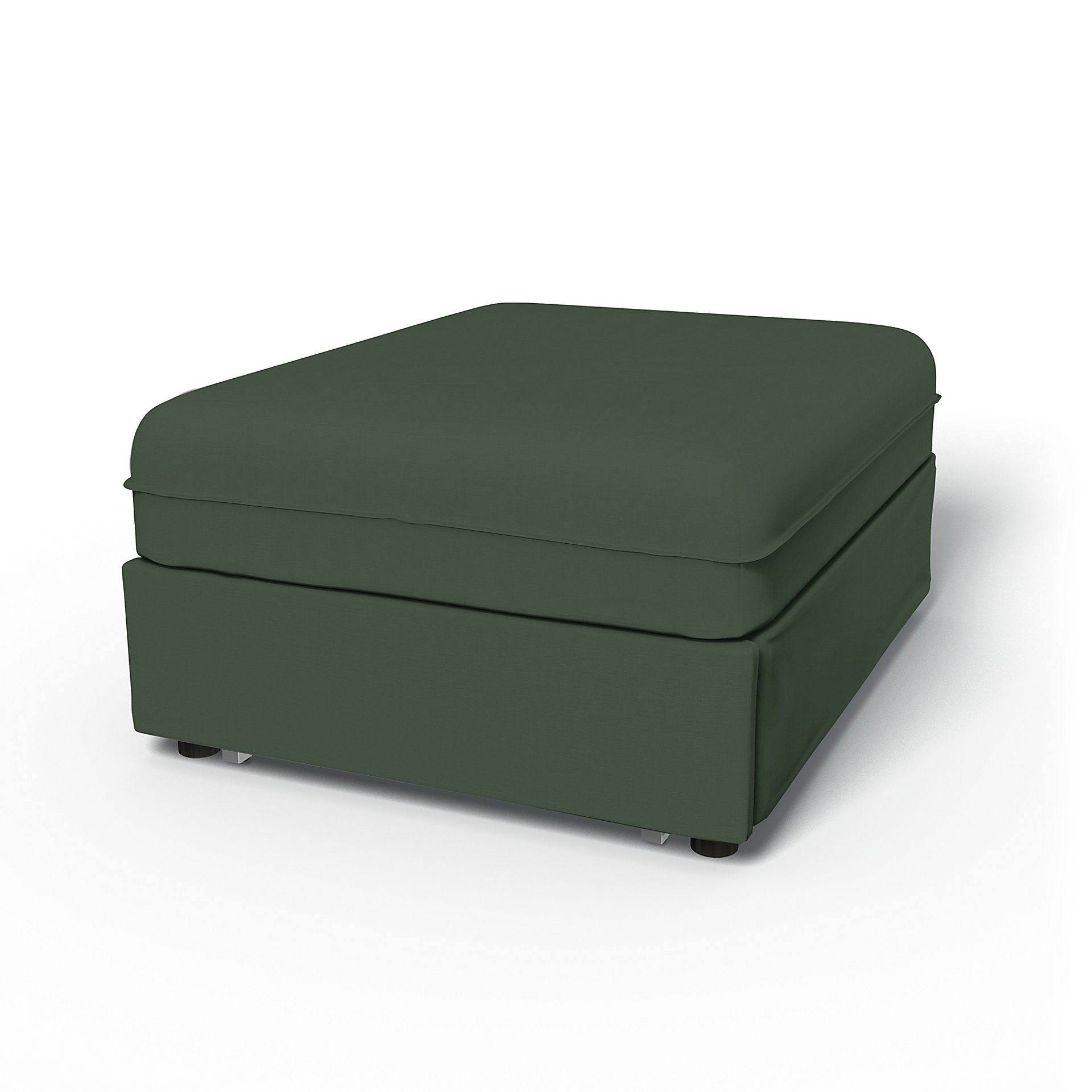 IKEA - Vallentuna Seat Module with Sofa Bed Cover 80x100cm 32x39in, Thyme, Cotton - Bemz