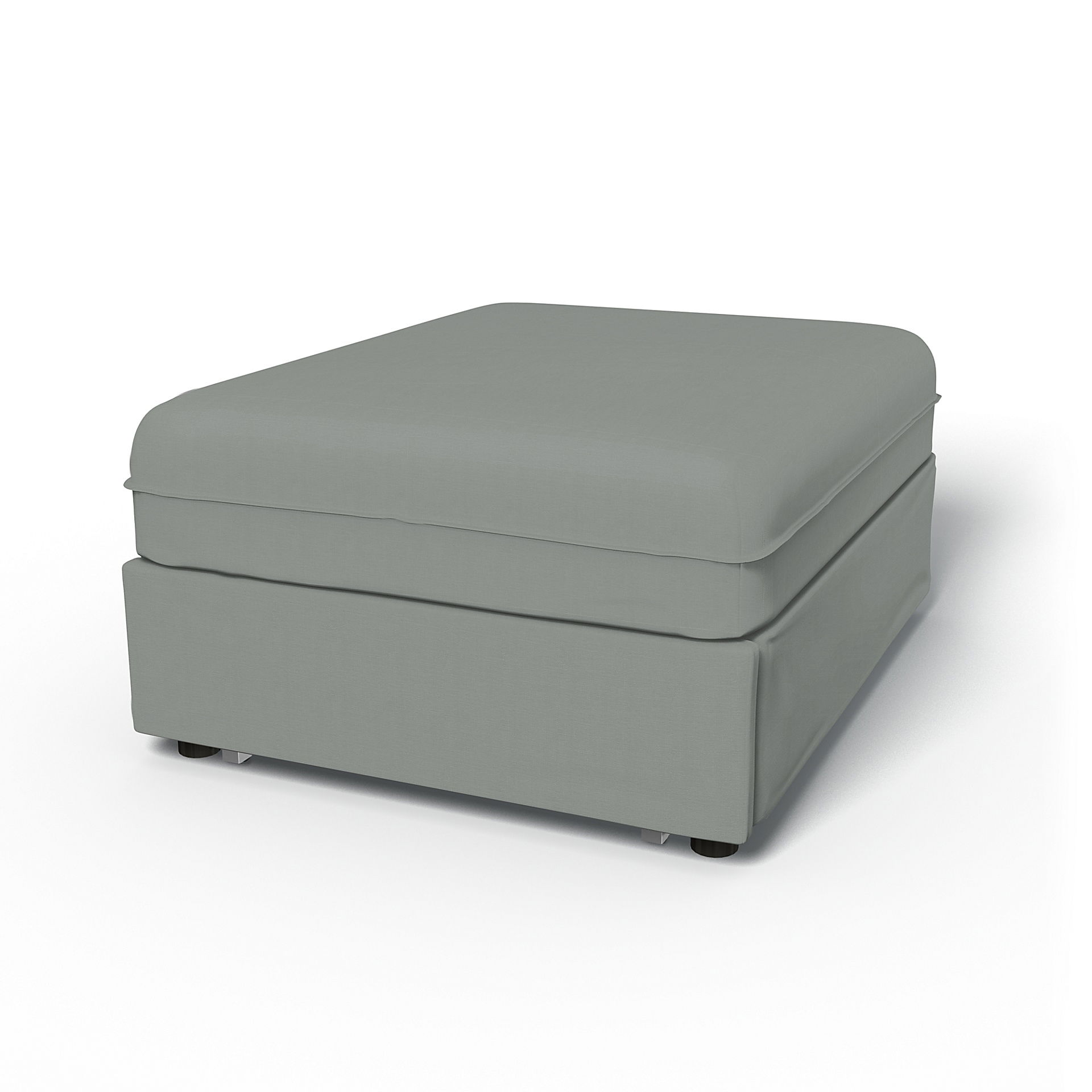 IKEA - Vallentuna Seat Module with Sofa Bed Cover 80x100cm 32x39in, Drizzle, Cotton - Bemz