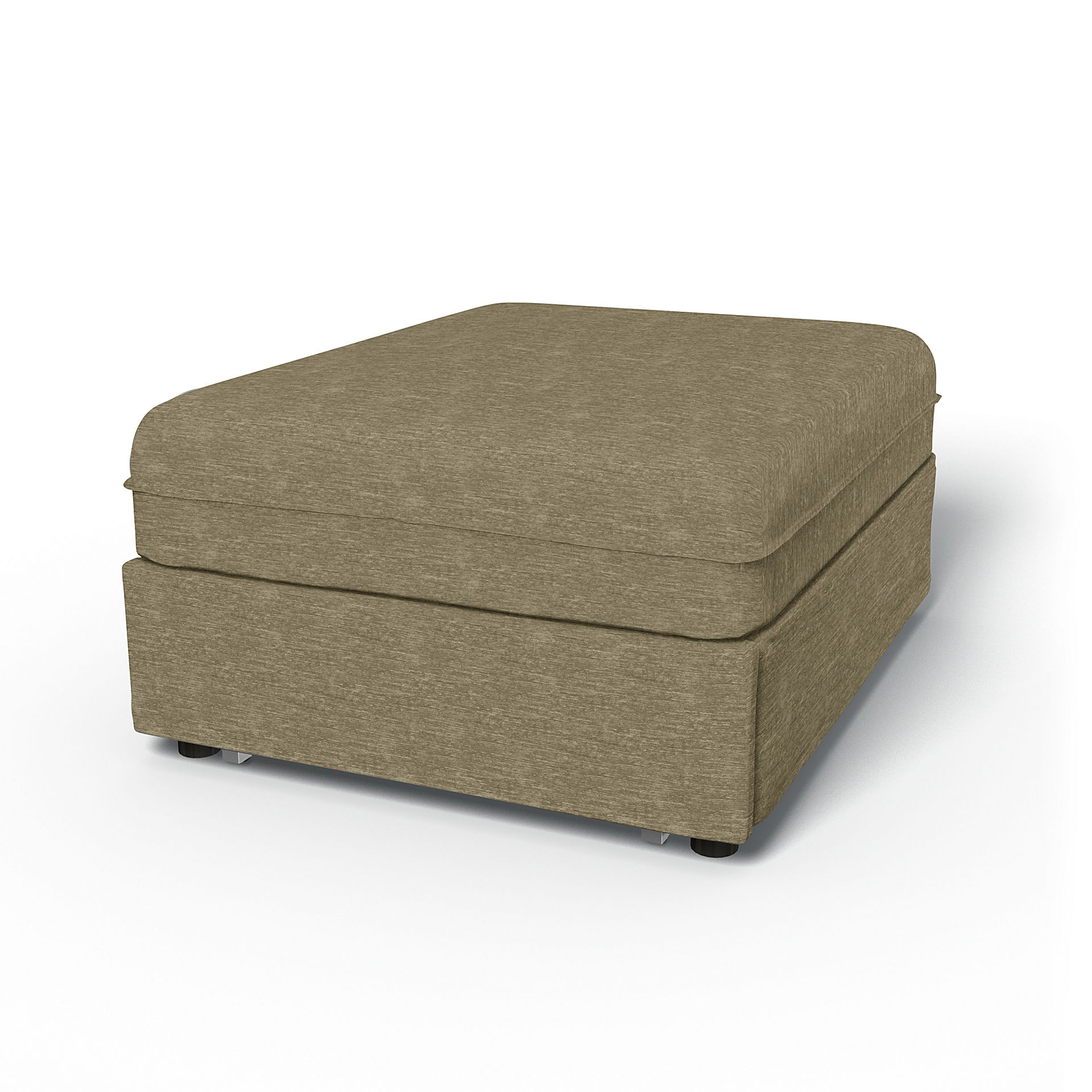 IKEA - Överdrag till Vallentuna 1-sitssektion med bädd (80x100cm), Beige, Sammet - Bemz