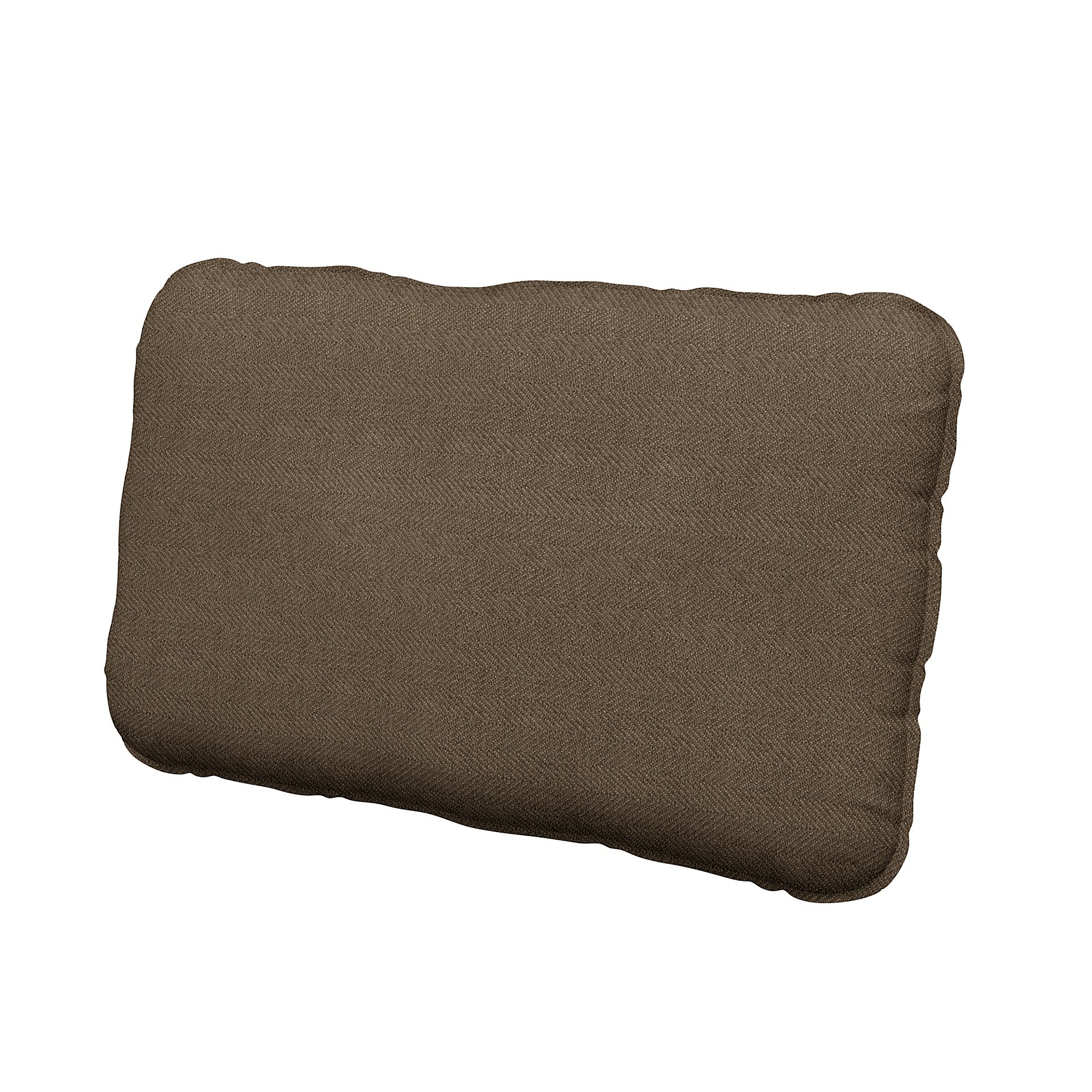 IKEA - Vallentuna back cushion cover 40x75cm, Dark Taupe, Boucle & Texture - Bemz