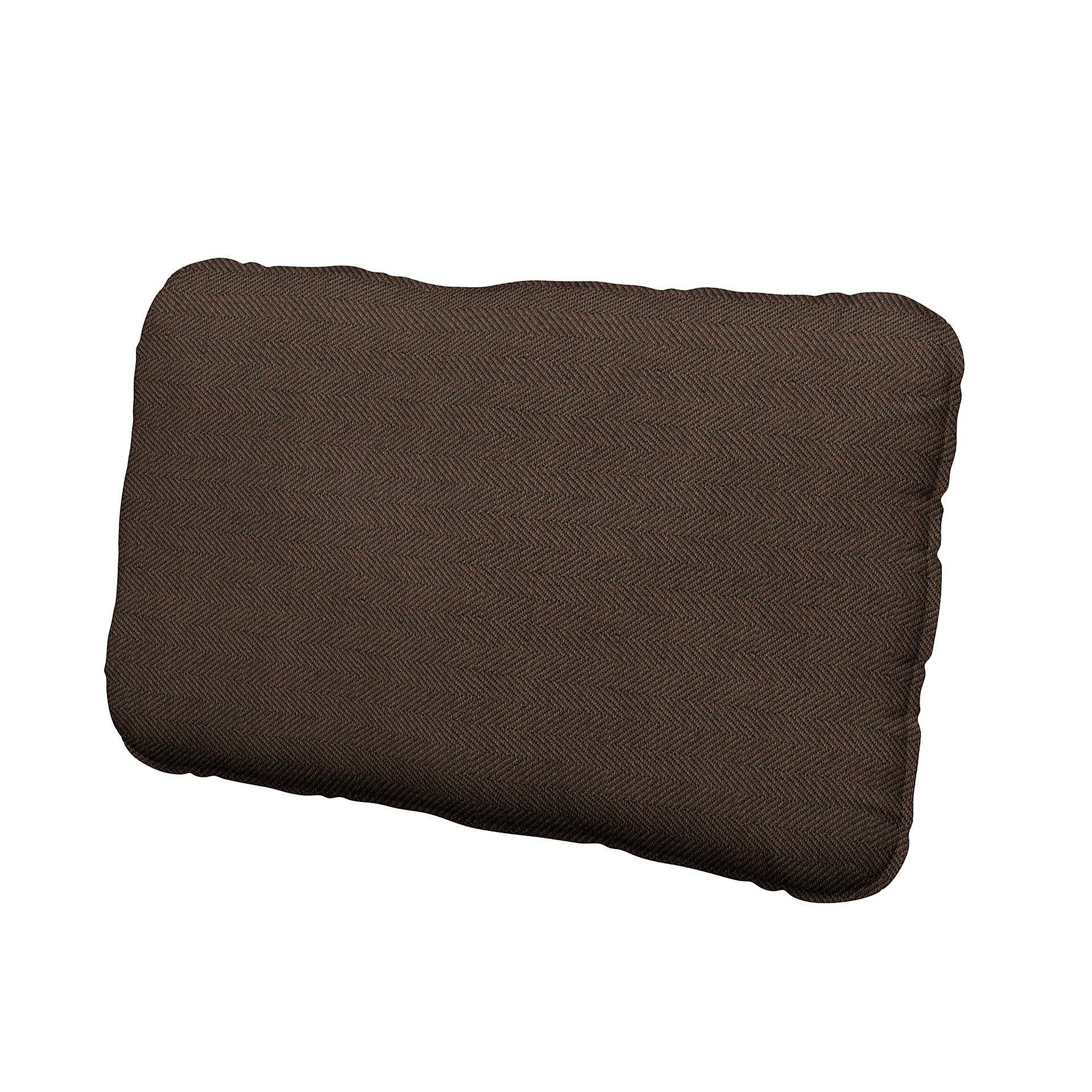 IKEA - Vallentuna back cushion cover 40x75cm, Chocolate, Boucle & Texture - Bemz
