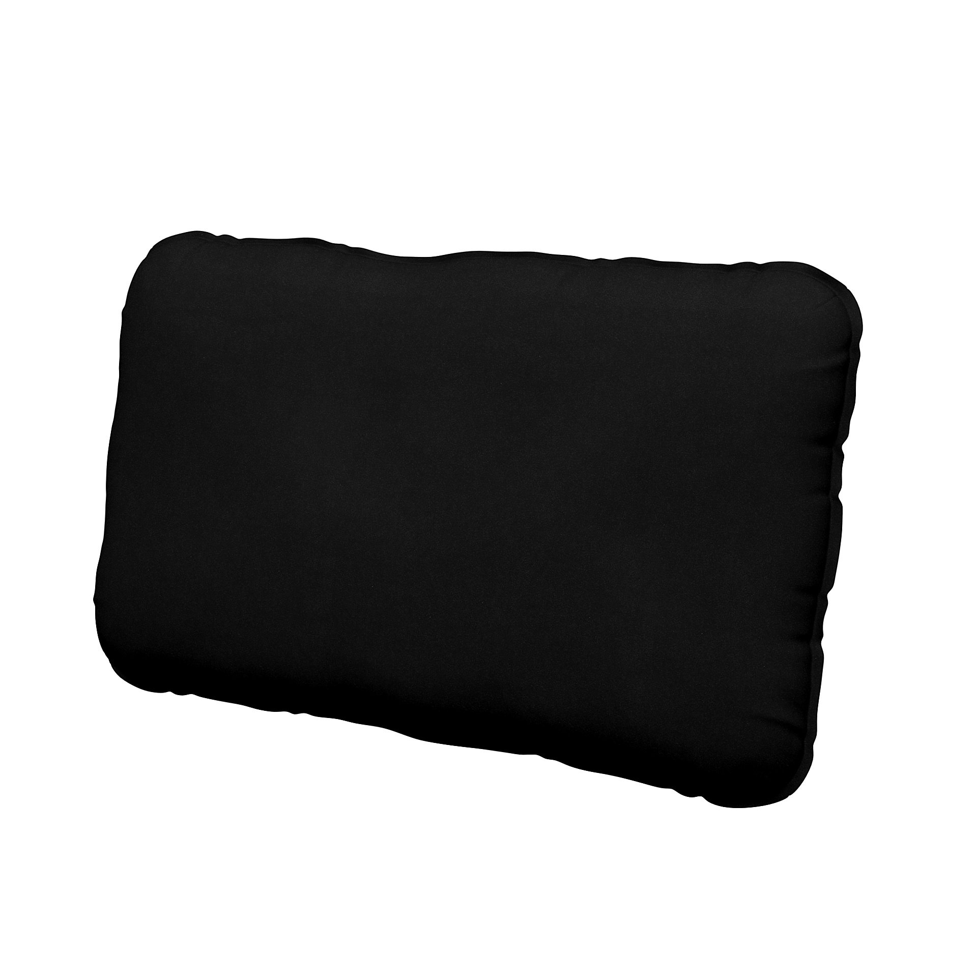 IKEA - Vallentuna back cushion cover 40x75cm, Black, Velvet - Bemz