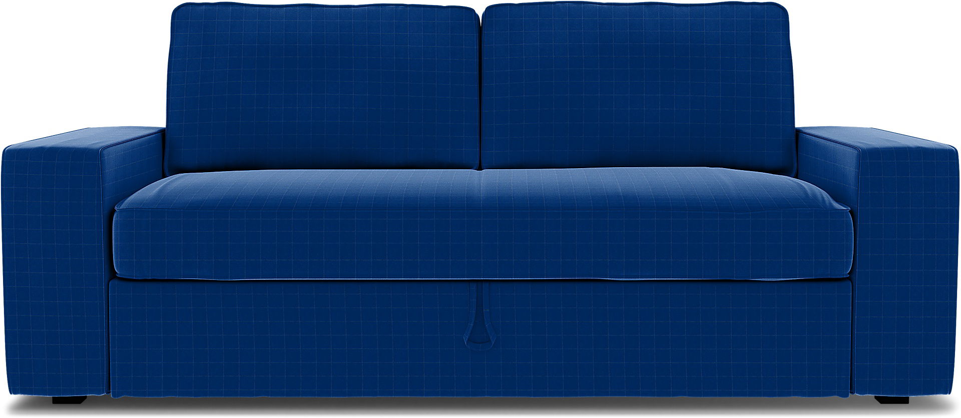 IKEA - Överdrag till Vilasund 3-sits bäddsoffa, Lapis Blue, Sammet - Bemz