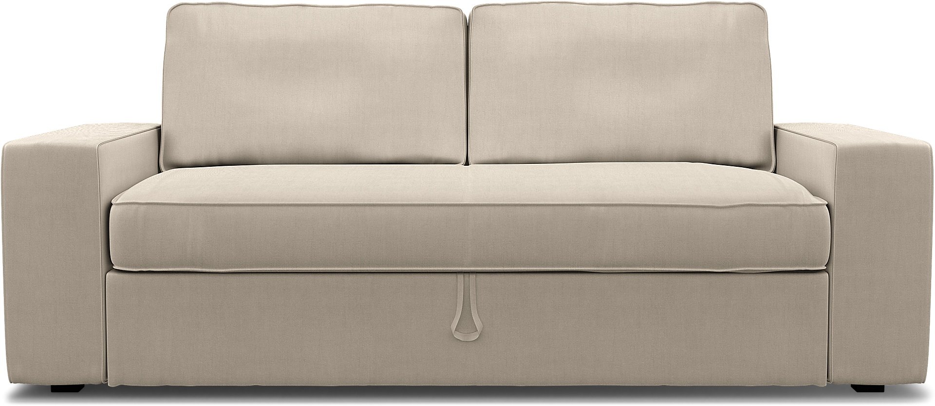 IKEA - Vilasund 3 seater sofa bed cover, Parchment, Linen - Bemz
