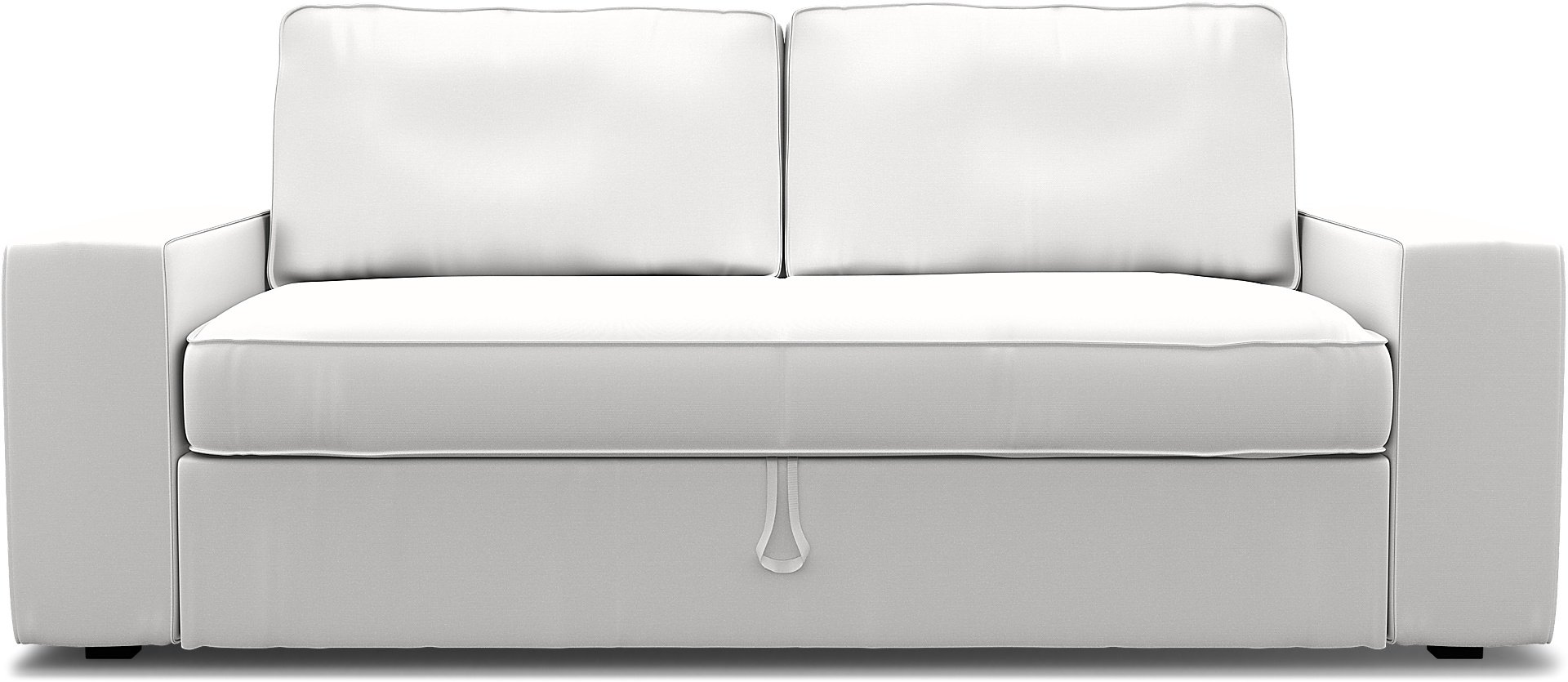 IKEA - Vilasund 3 seater sofa bed cover, Absolute White, Cotton - Bemz
