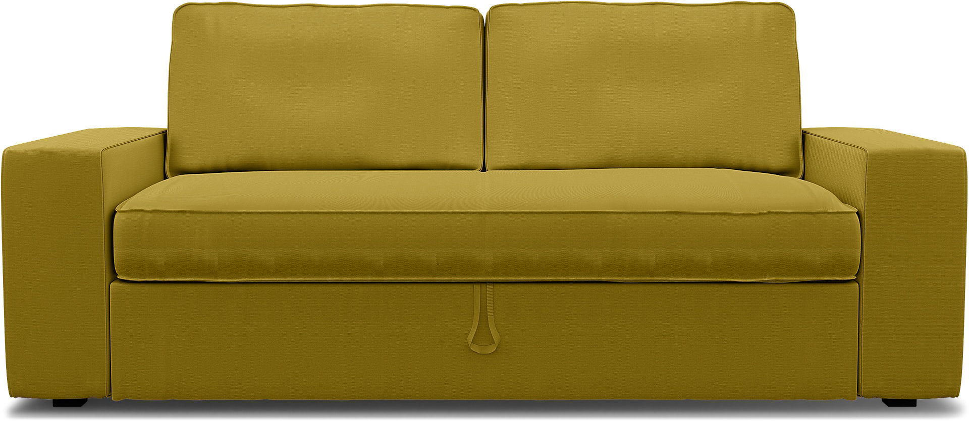 IKEA - Överdrag till Vilasund 3-sits bäddsoffa, Olive Oil, Bomull - Bemz