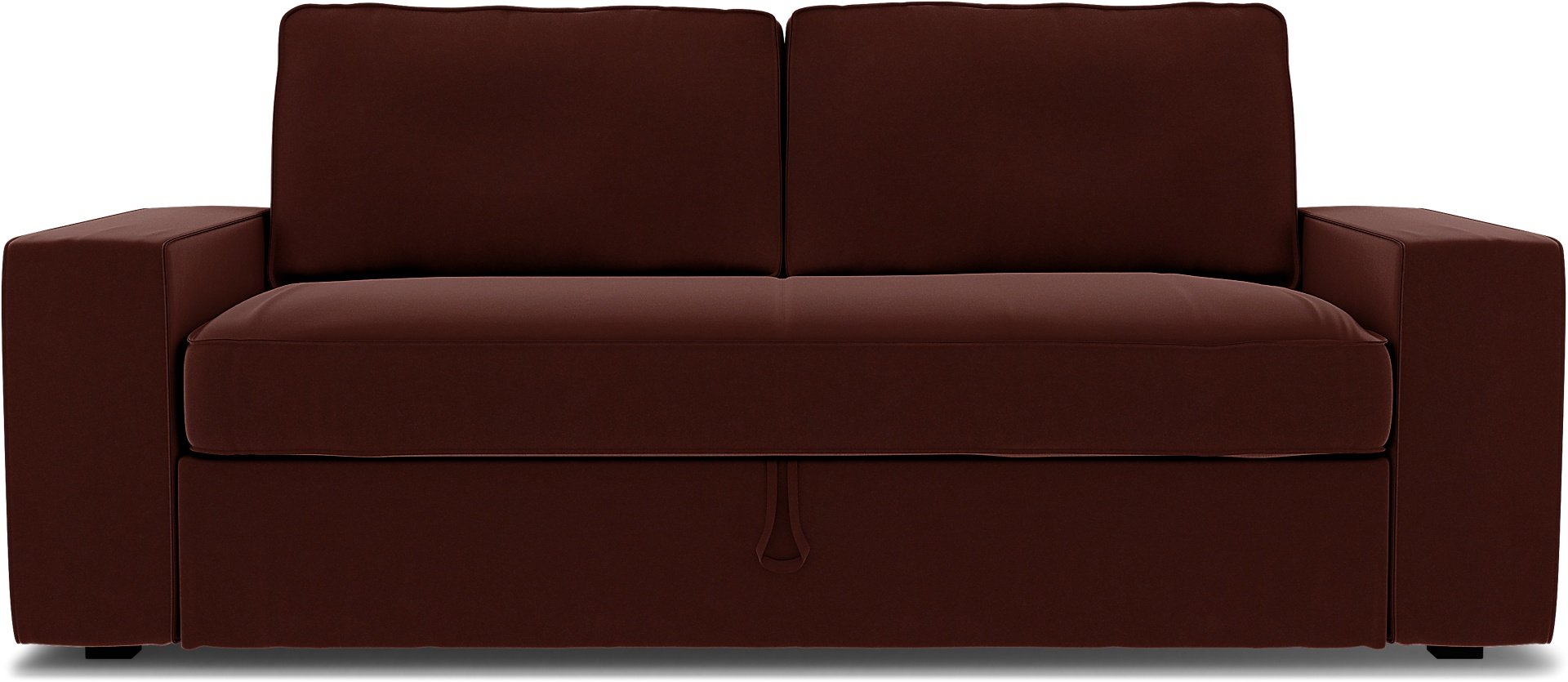 IKEA - Vilasund 3 seater sofa bed cover, Ground Coffee, Velvet - Bemz