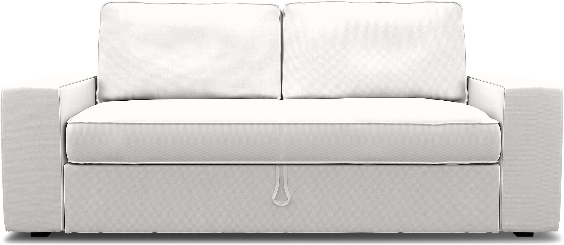IKEA - Vilasund 3 seater sofa bed cover, Soft White, Linen - Bemz