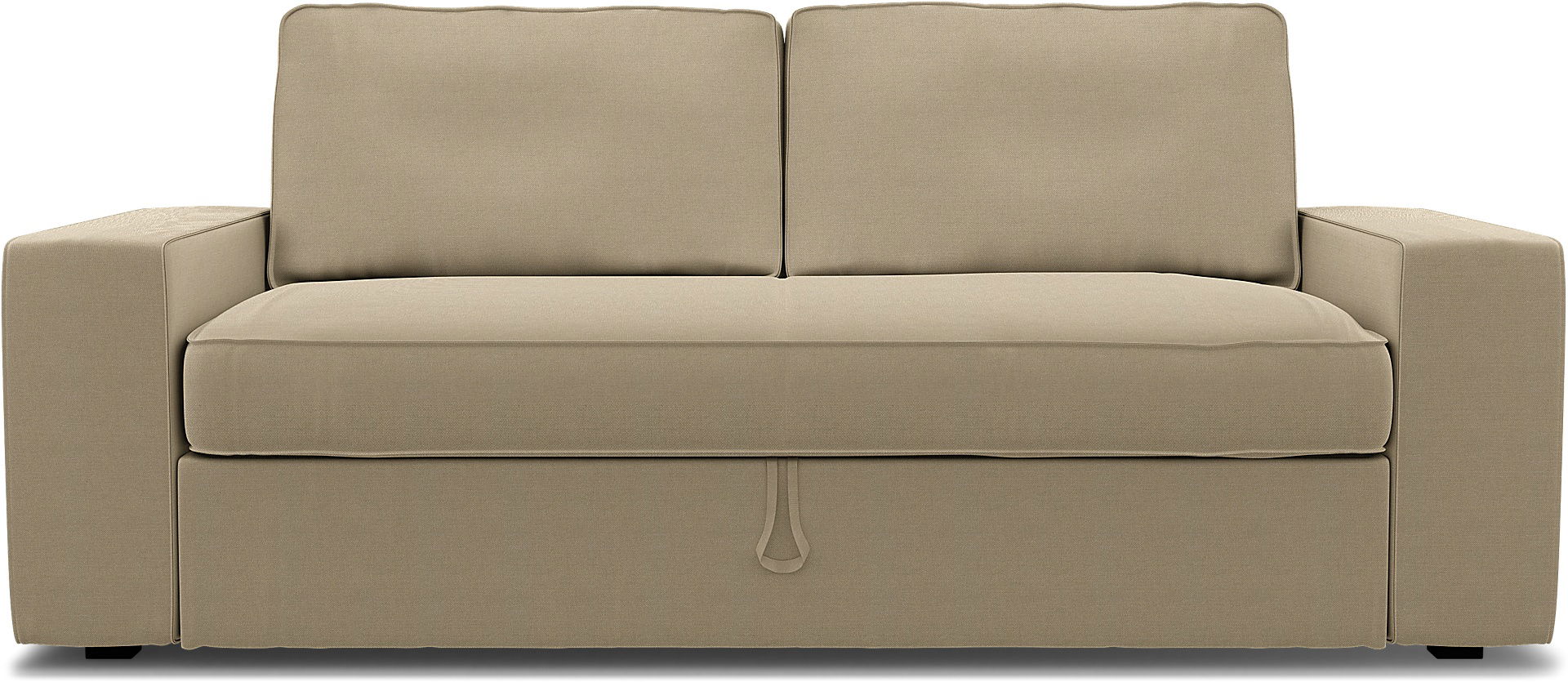 IKEA - Vilasund 3 seater sofa bed cover, Tan, Linen - Bemz