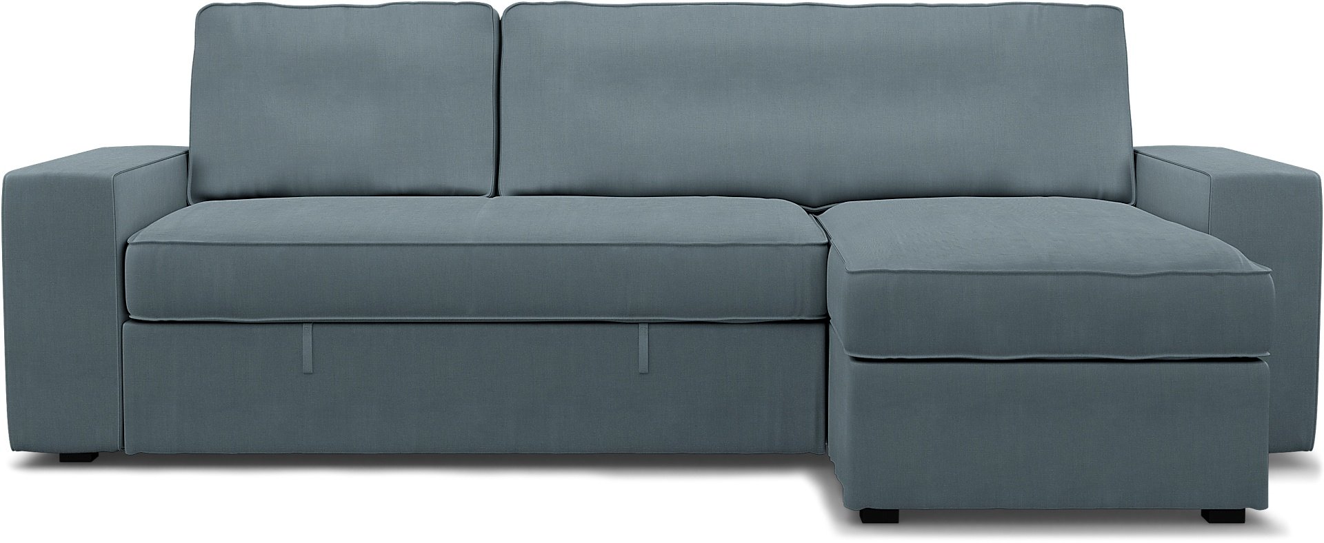 IKEA - Vilasund sofa bed with chaise cover, Dusk, Linen - Bemz