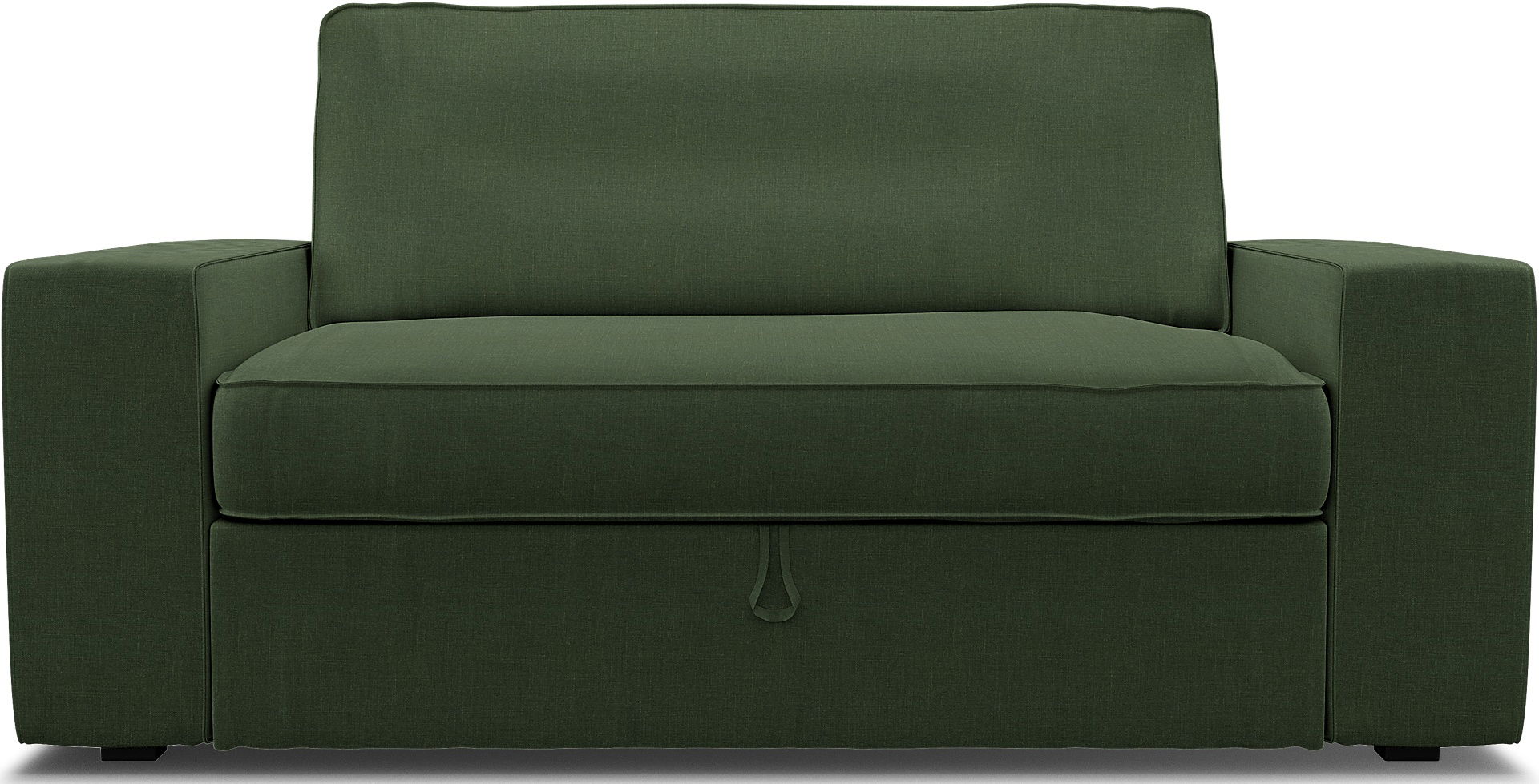 IKEA - Vilasund 2 seater sofa bed cover, Moss, Linen - Bemz