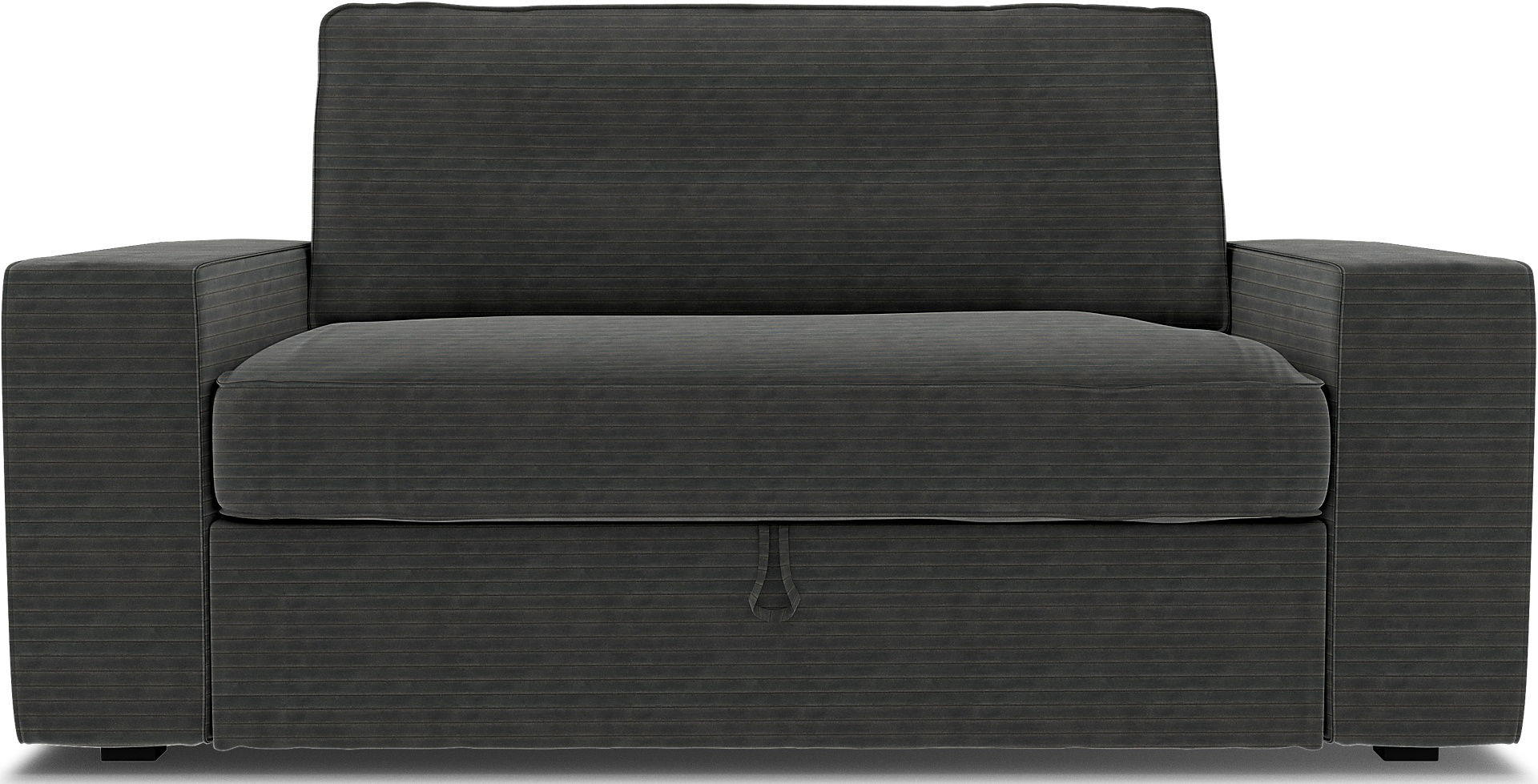 IKEA - Vilasund 2 seater sofa bed cover, Licorice, Corduroy - Bemz