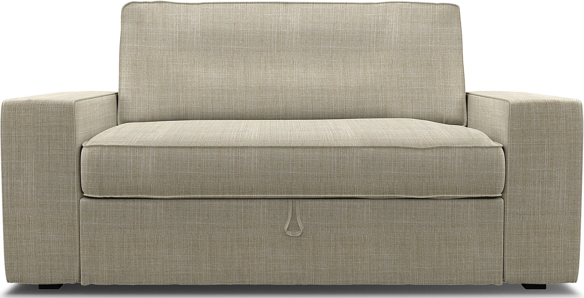 IKEA - Vilasund 2 seater sofa bed cover, Sand Beige, Bouclé & Texture - Bemz
