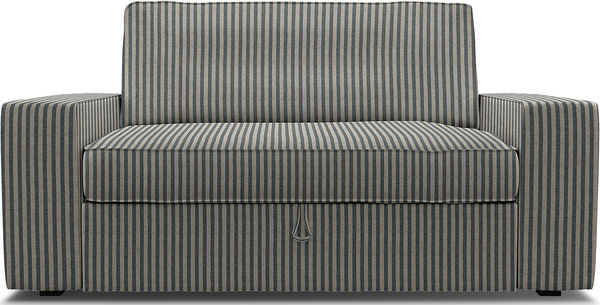 IKEA - Vilasund 2 seater sofa bed cover, Dark Blue / Natural, Linen - Bemz
