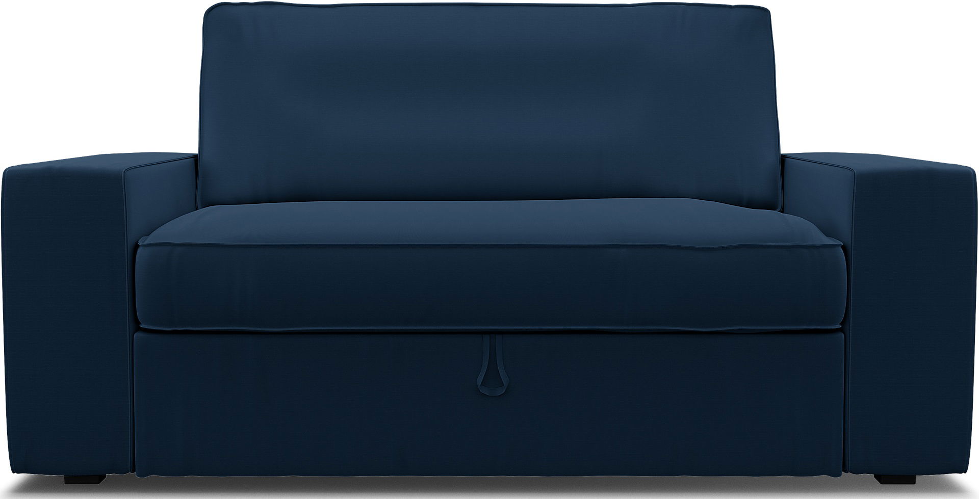 IKEA - Överdrag till Vilasund 2-sits bäddsoffa, Deep Navy Blue, Bomull - Bemz