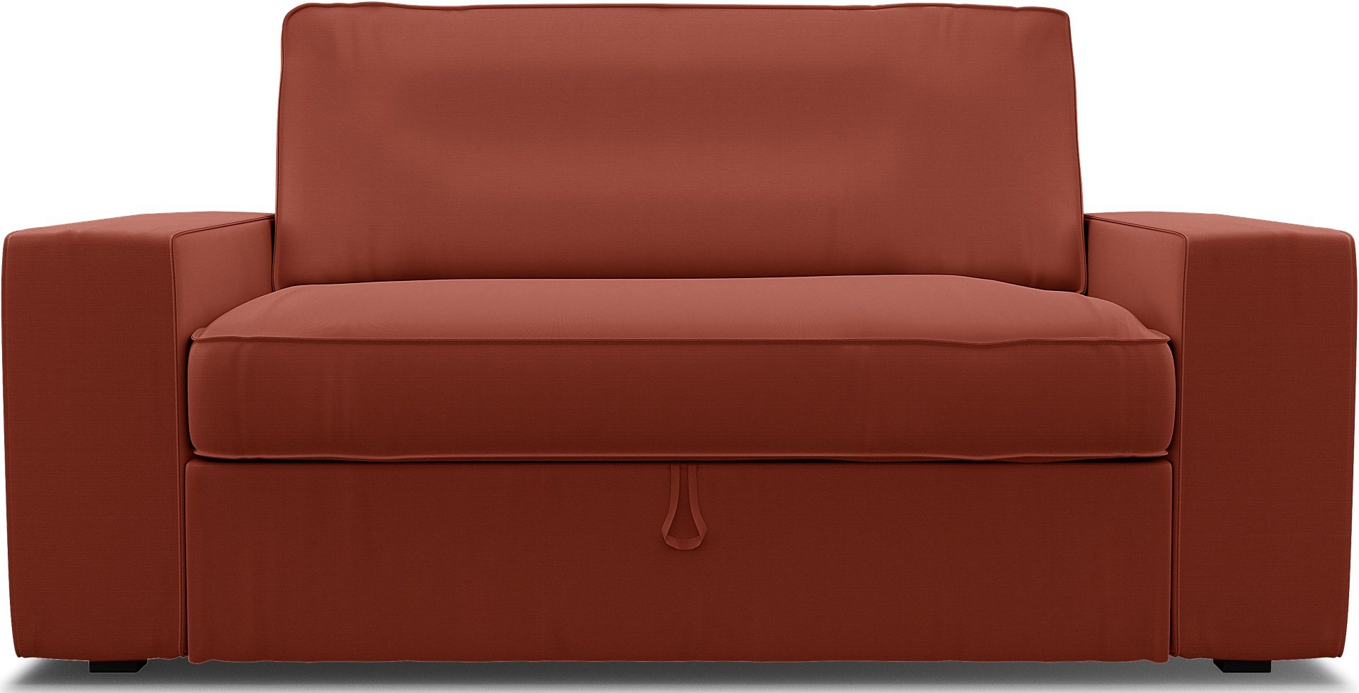 IKEA - Vilasund 2 seater sofa bed cover, Burnt Orange, Cotton - Bemz