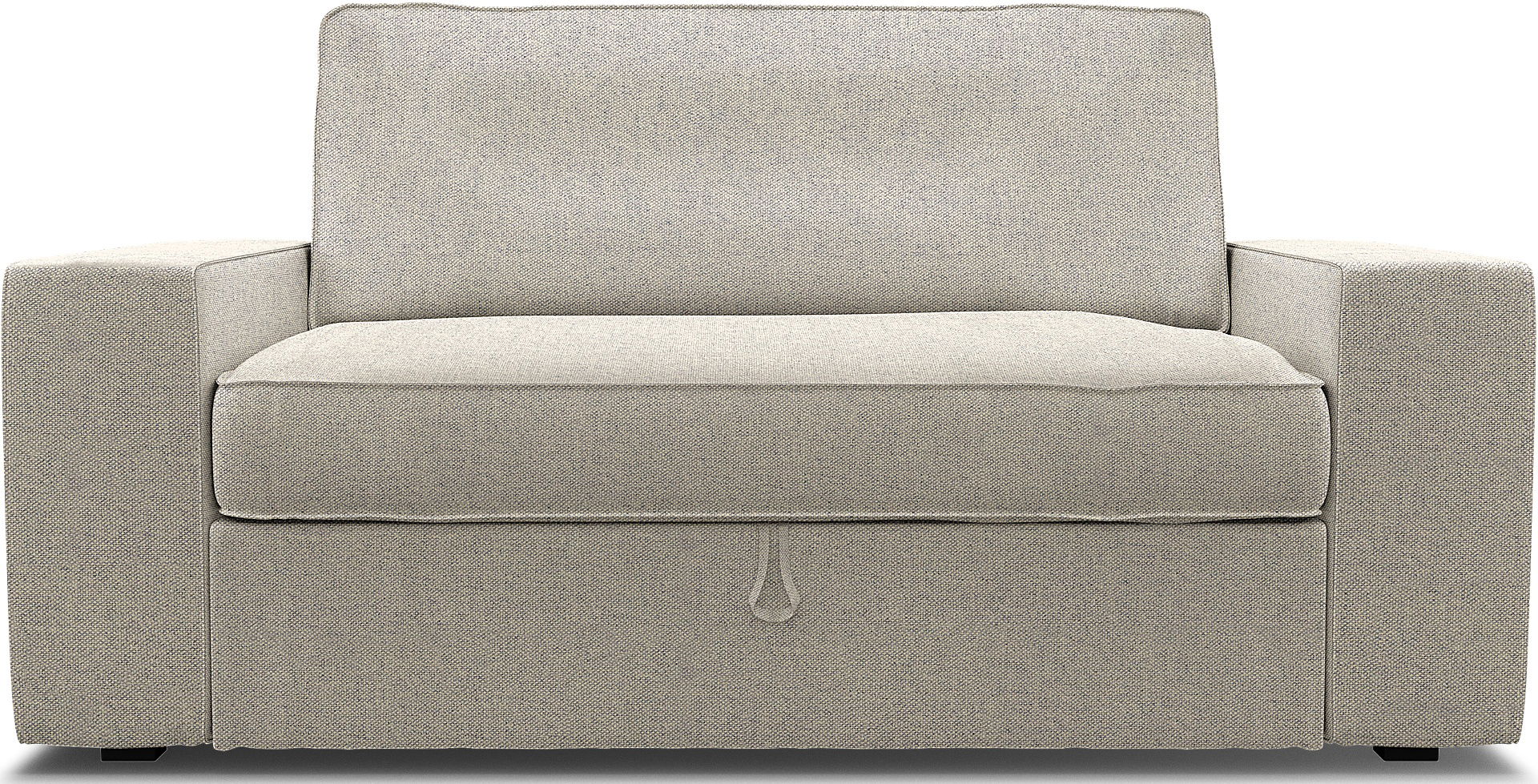 IKEA - Överdrag till Vilasund 2-sits bäddsoffa, Silver Grey, Bomull - Bemz