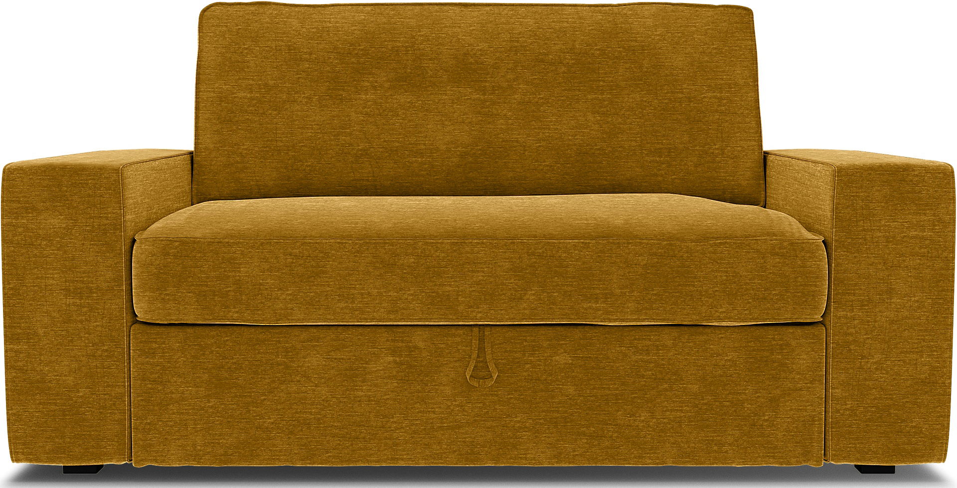 IKEA - Vilasund 2 seater sofa bed cover, Tumeric, Velvet - Bemz