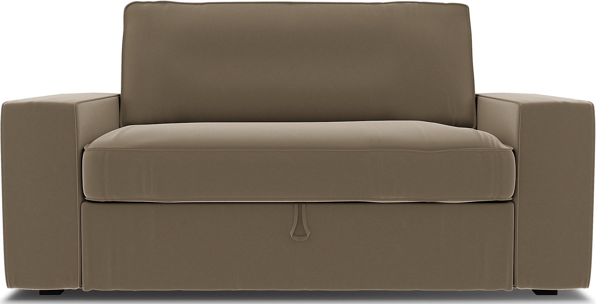 IKEA - Vilasund 2 seater sofa bed cover, Taupe, Velvet - Bemz