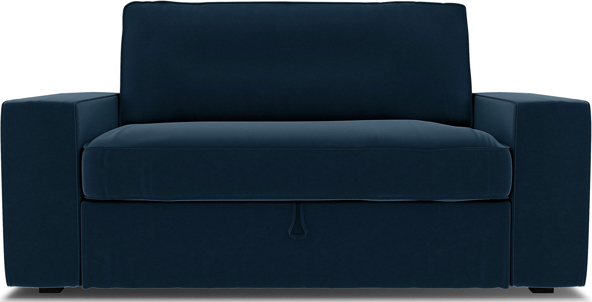 IKEA - Vilasund 2 seater sofa bed cover, Midnight, Velvet - Bemz