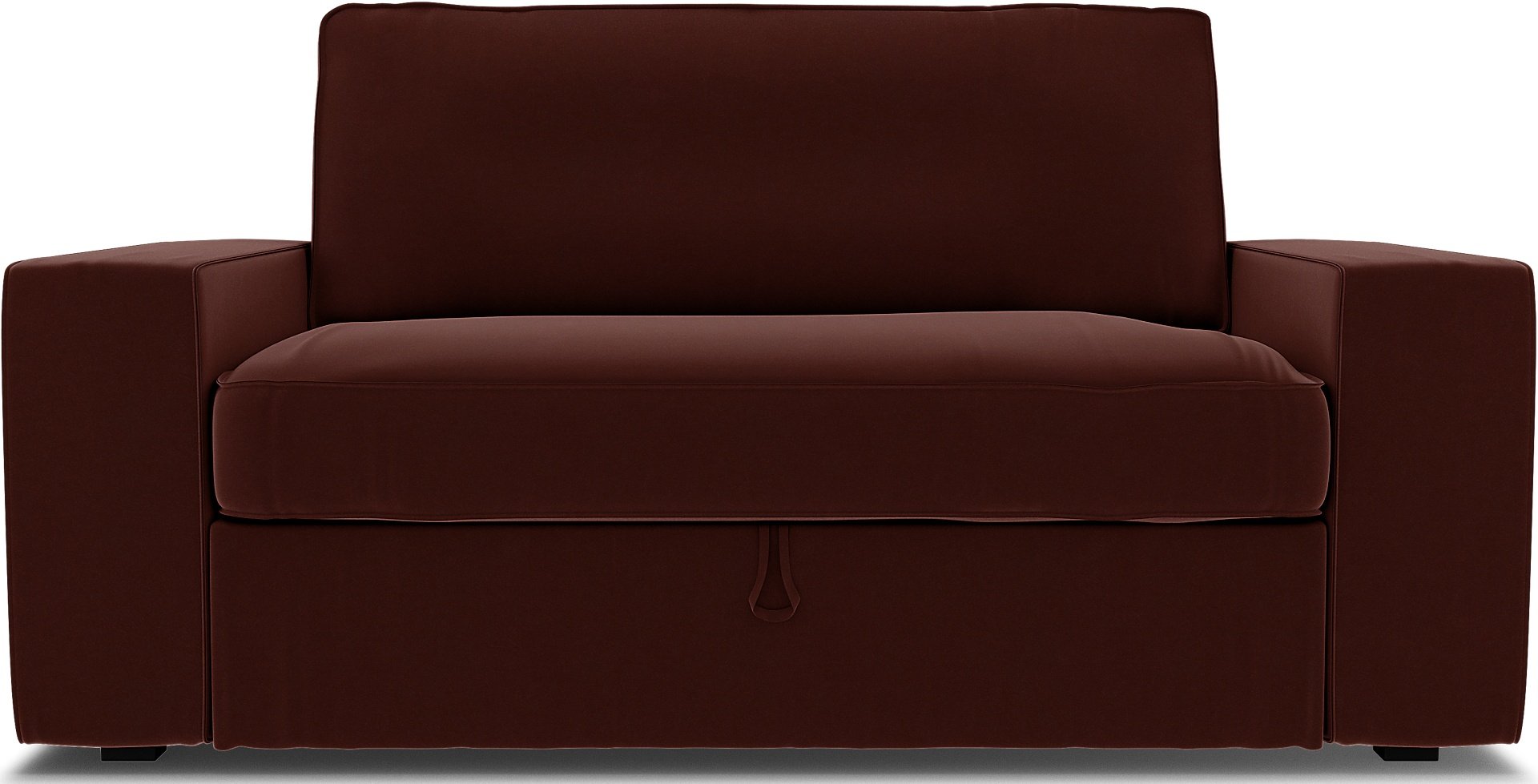IKEA - Vilasund 2 seater sofa bed cover, Ground Coffee, Velvet - Bemz